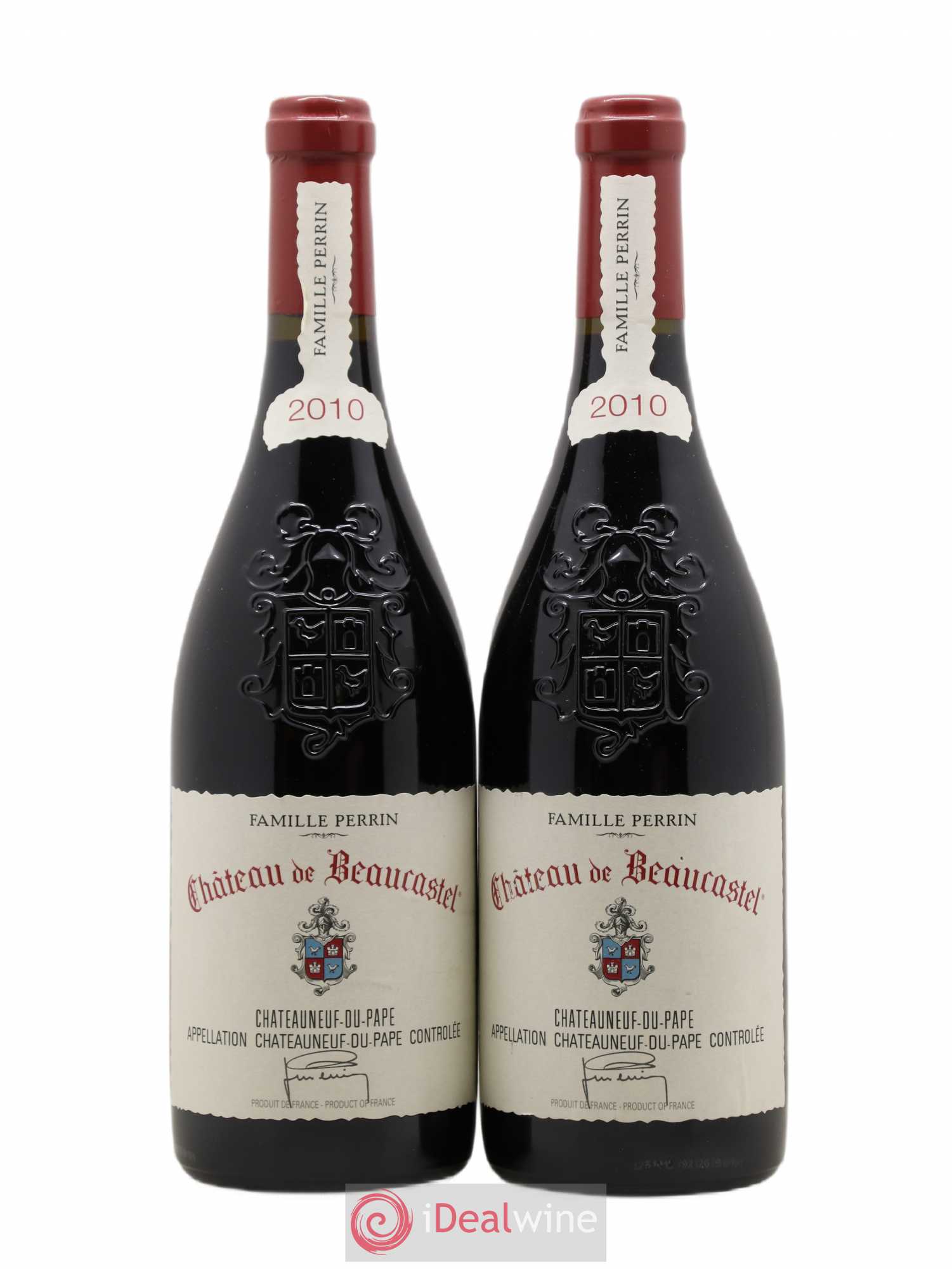 Châteauneuf-du-Pape Château de Beaucastel Famille Perrin 2010 - Lot de 2 bouteilles - 0