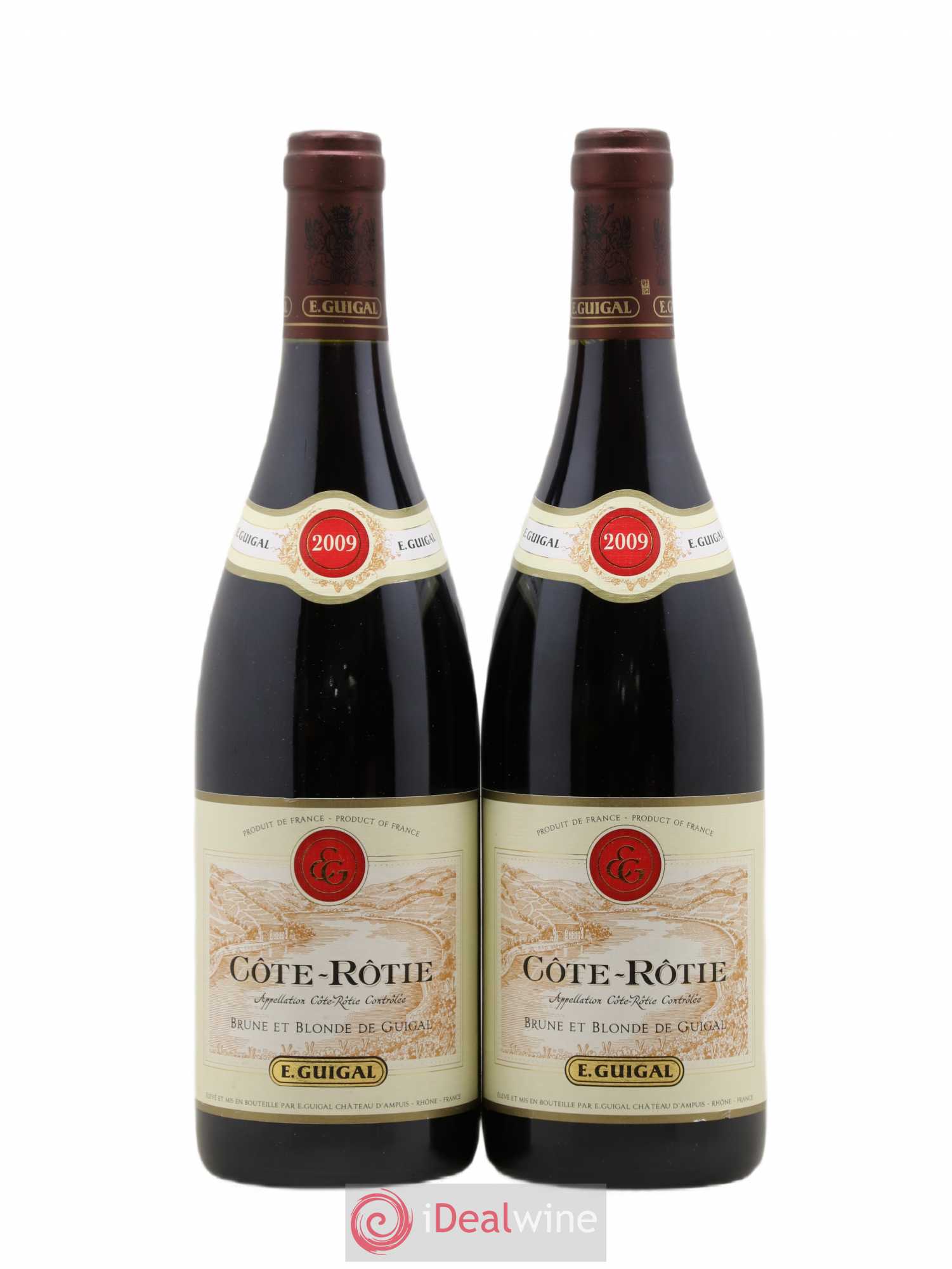 Côte-Rôtie Côtes Brune et Blonde Guigal 2009 - Lot de 2 bouteilles - 0