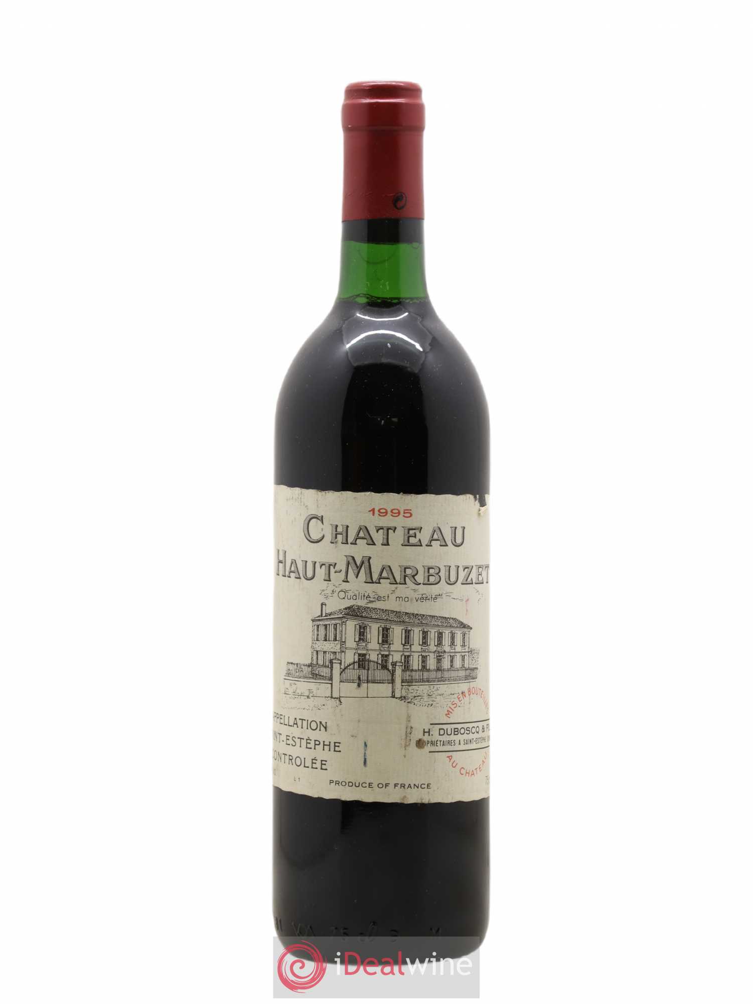 Château Haut Marbuzet 1995 - Lot de 1 bouteille - 0