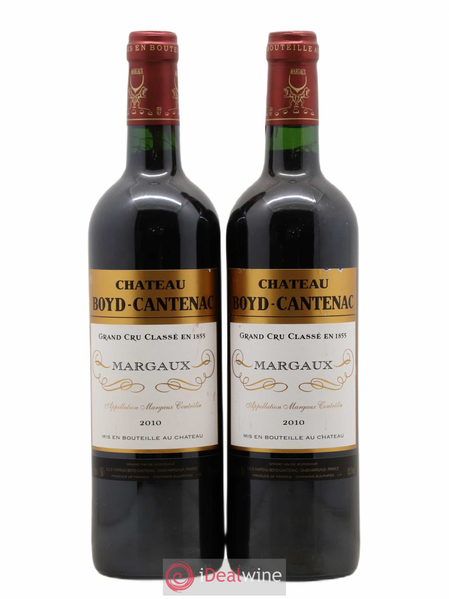 Château Boyd Cantenac 3ème Grand Cru Classé 2010 - Lotto di 2 bottiglie - 0