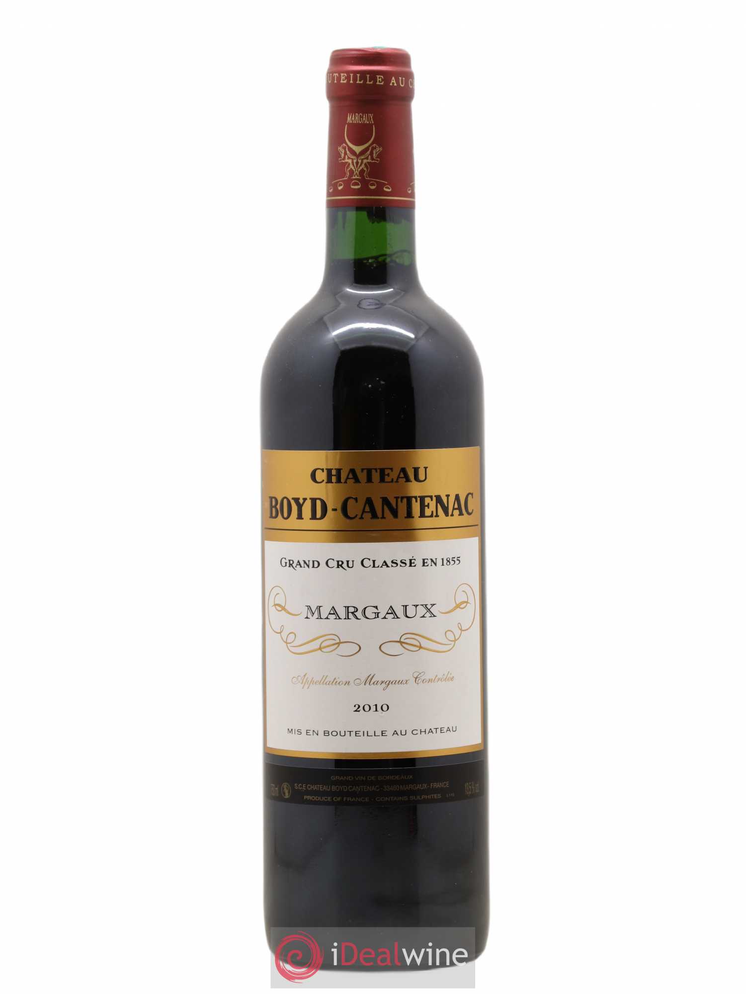 Château Boyd Cantenac 3ème Grand Cru Classé 2010 - Lot de 1 bouteille - 0