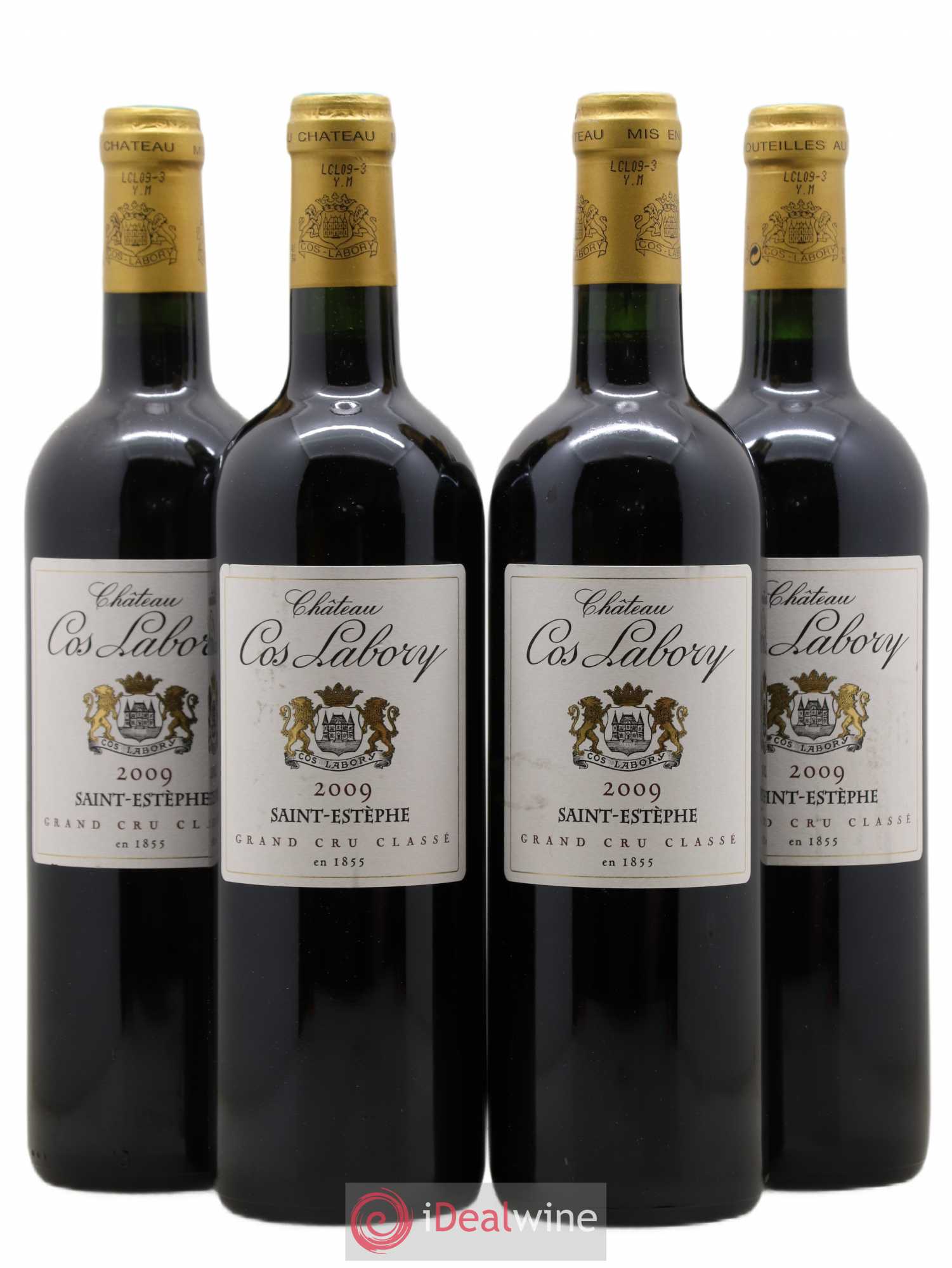 Château Cos Labory 5ème Grand Cru Classé 2009 - Lot de 4 bouteilles - 0