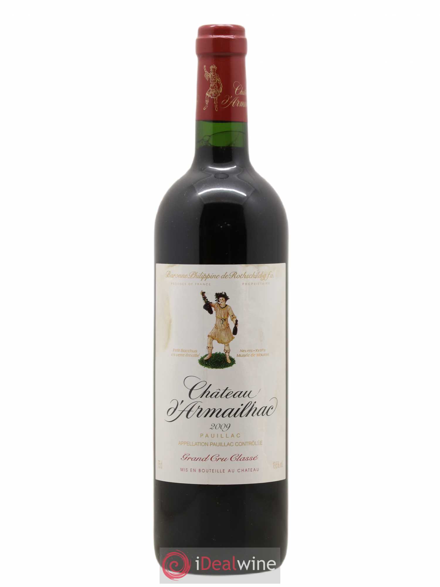Château d' Armailhac - Mouton Baron(ne) Philippe 5ème Grand Cru Classé 2009 - Lot de 1 bouteille - 0