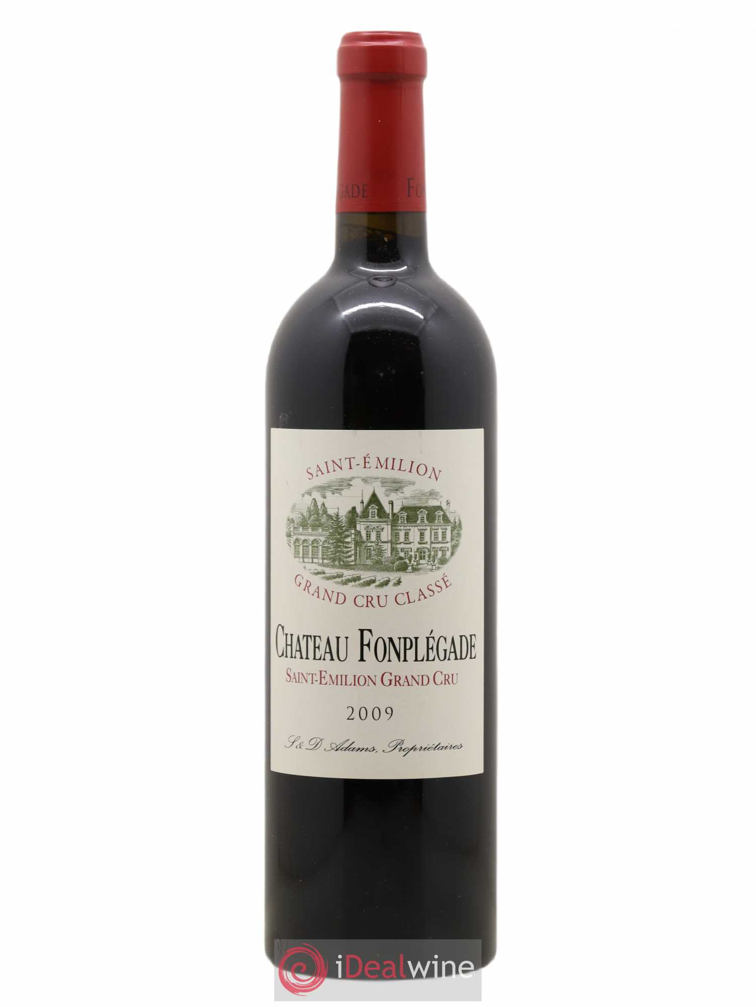 Château Fonplegade Grand Cru Classé 2009 - Lot de 1 bouteille - 0