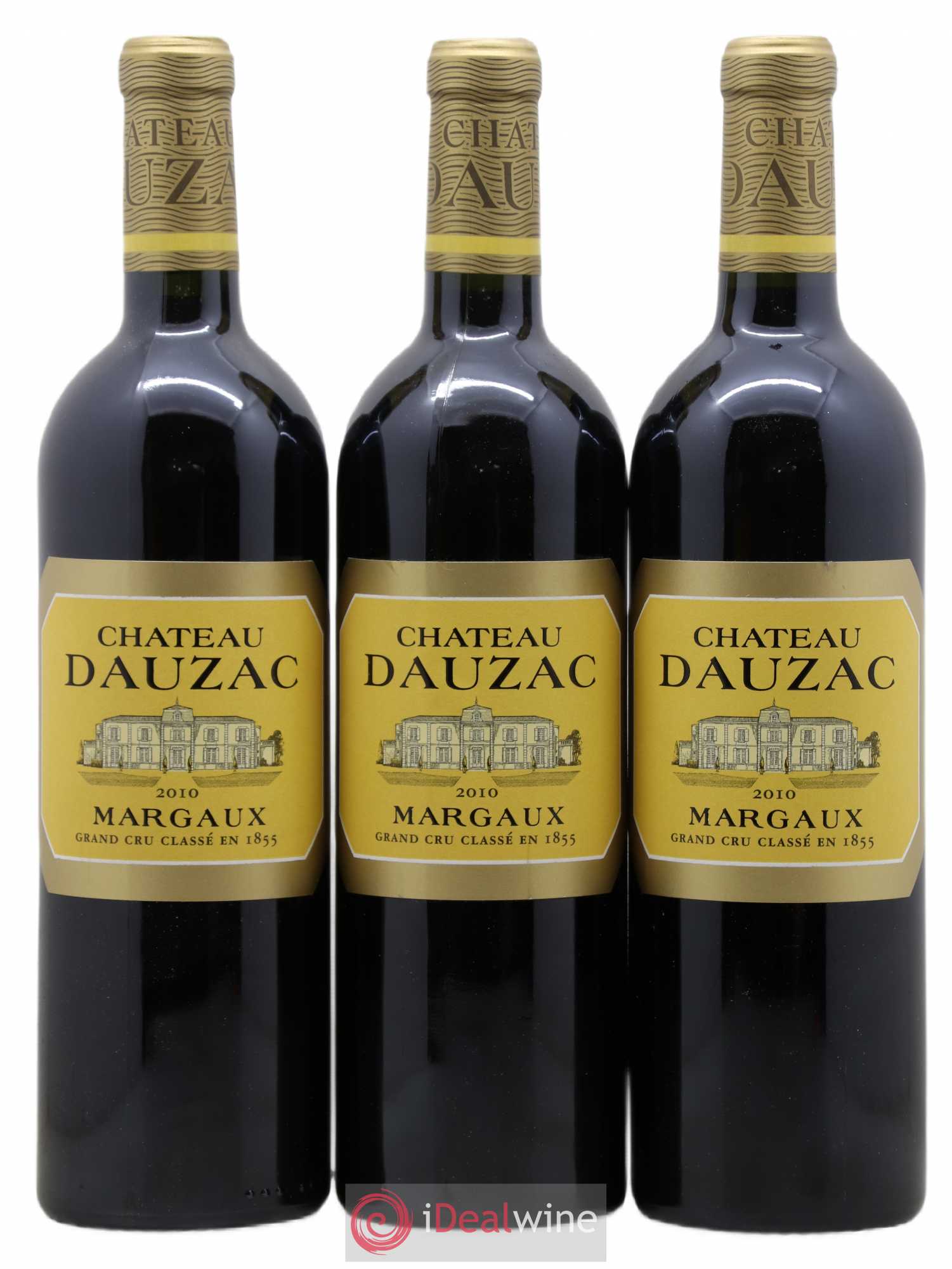 Château Dauzac 5ème Grand Cru Classé 2010 - Lot de 3 bouteilles - 0