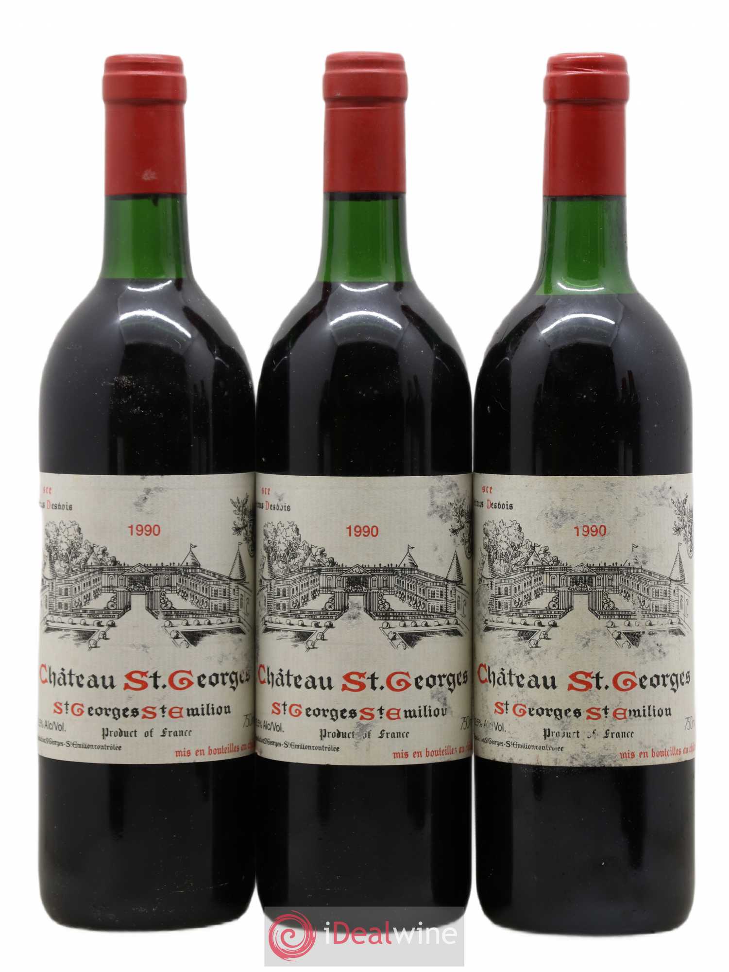 Château Saint-Georges 1990 - Lot de 6 bouteilles - 1