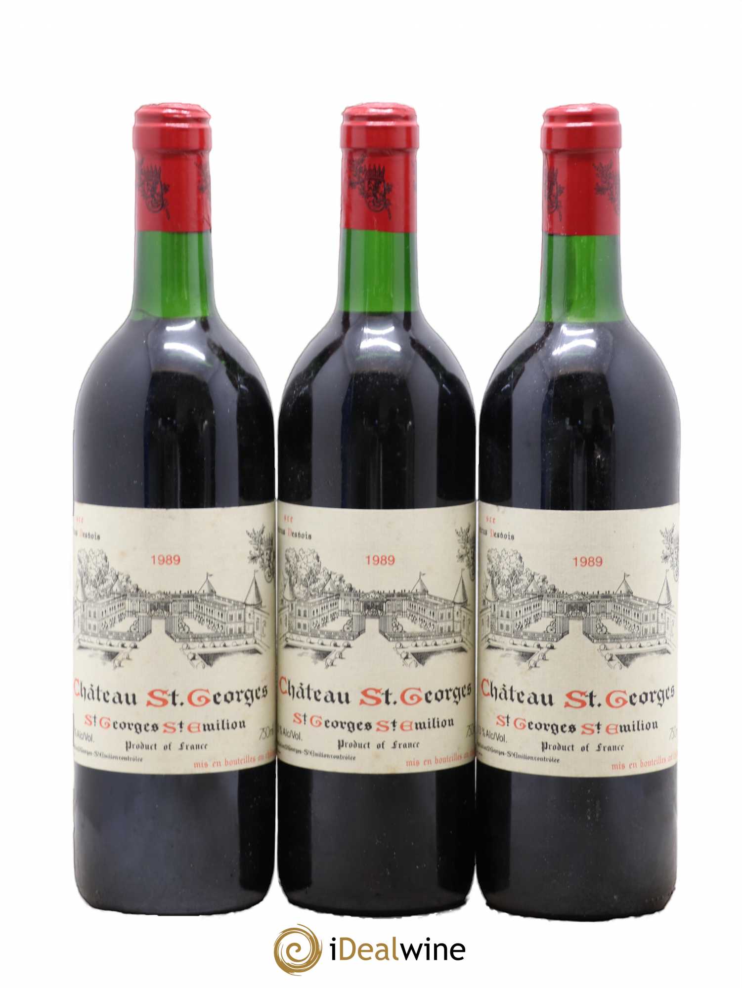 Château Saint-Georges 1989 - Lot de 6 bouteilles - 2
