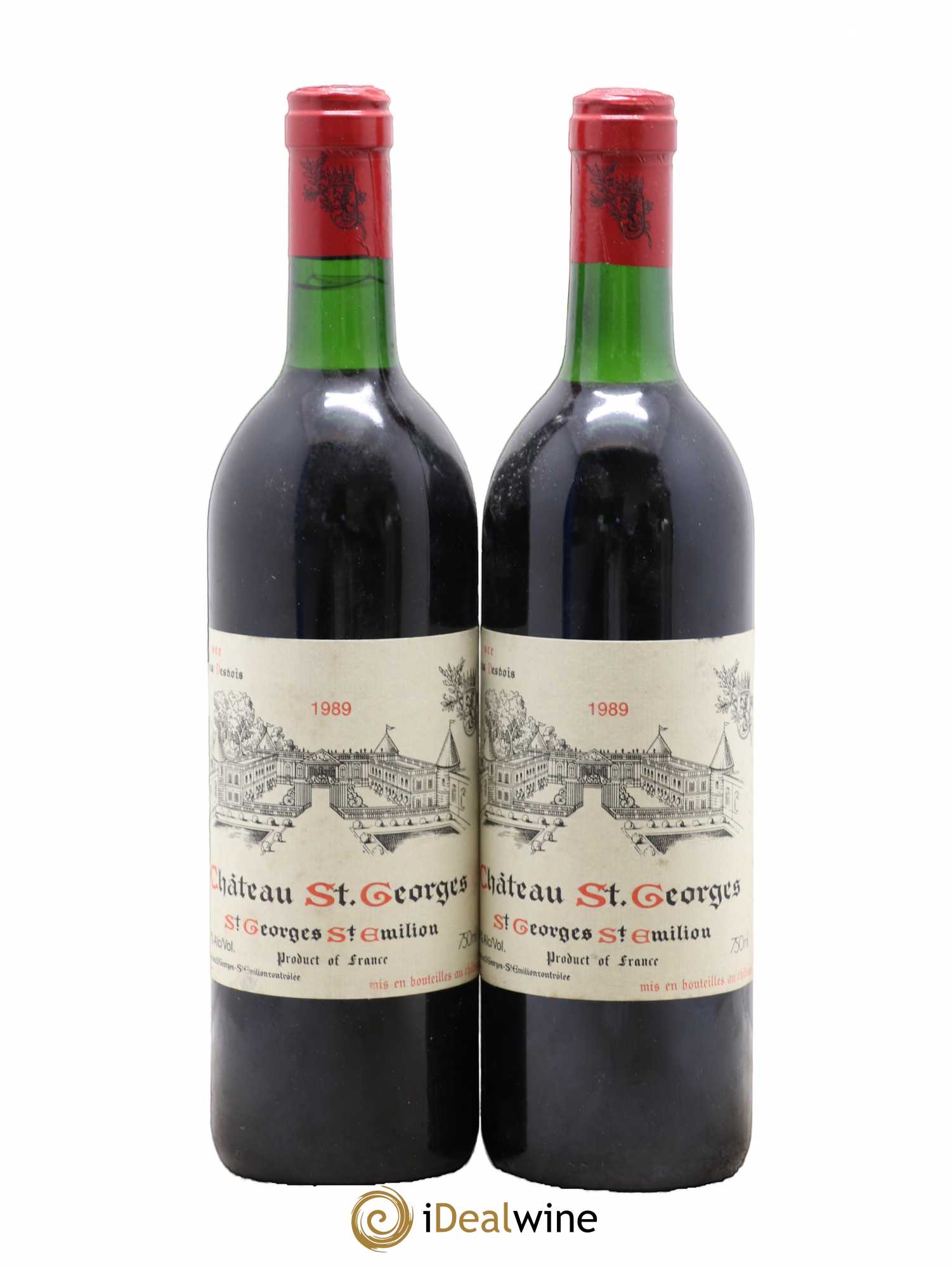 Château Saint-Georges 1989 - Lot de 2 bouteilles - 0