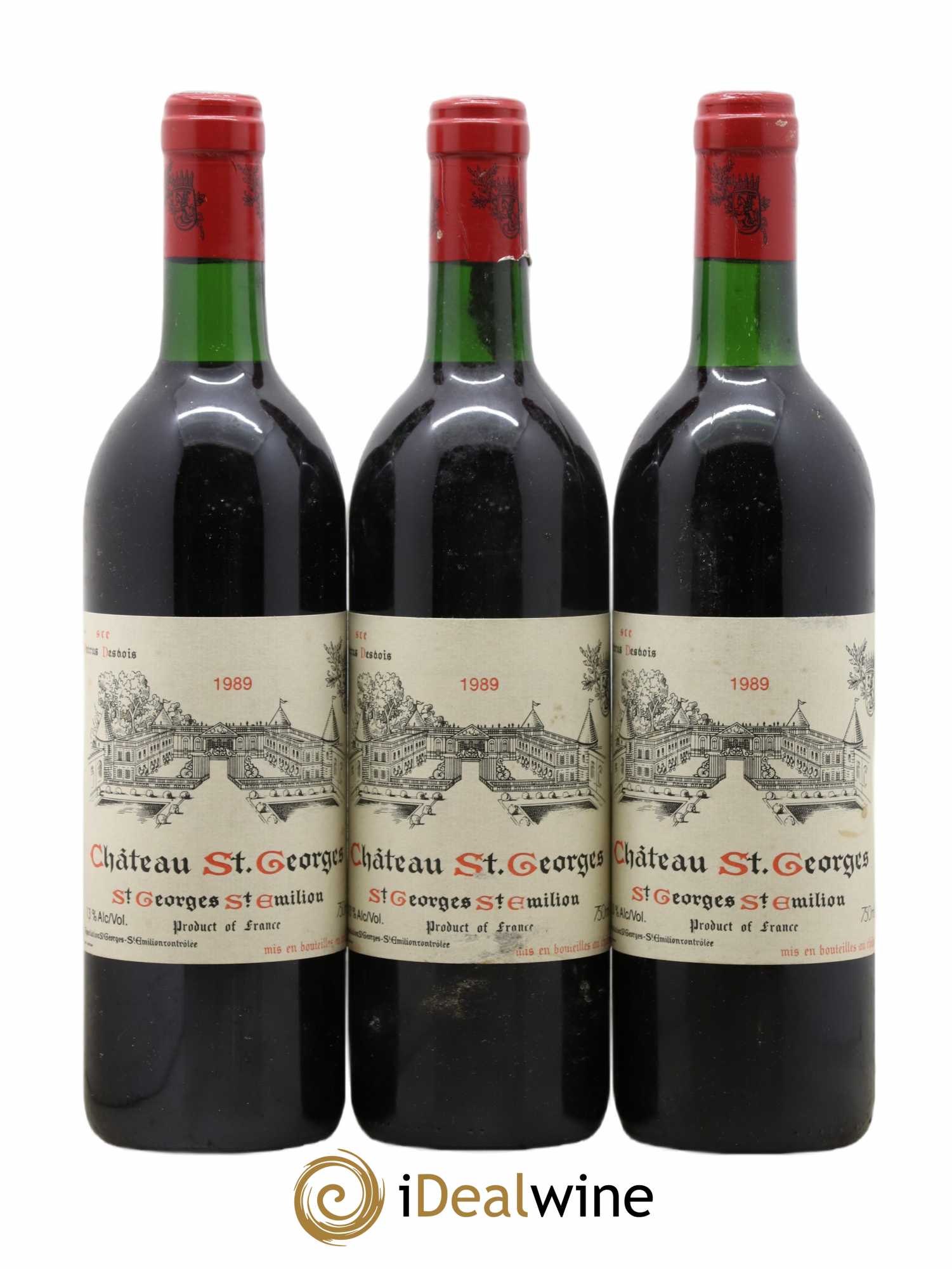 Château Saint-Georges 1989 - Lot de 6 bouteilles - 2