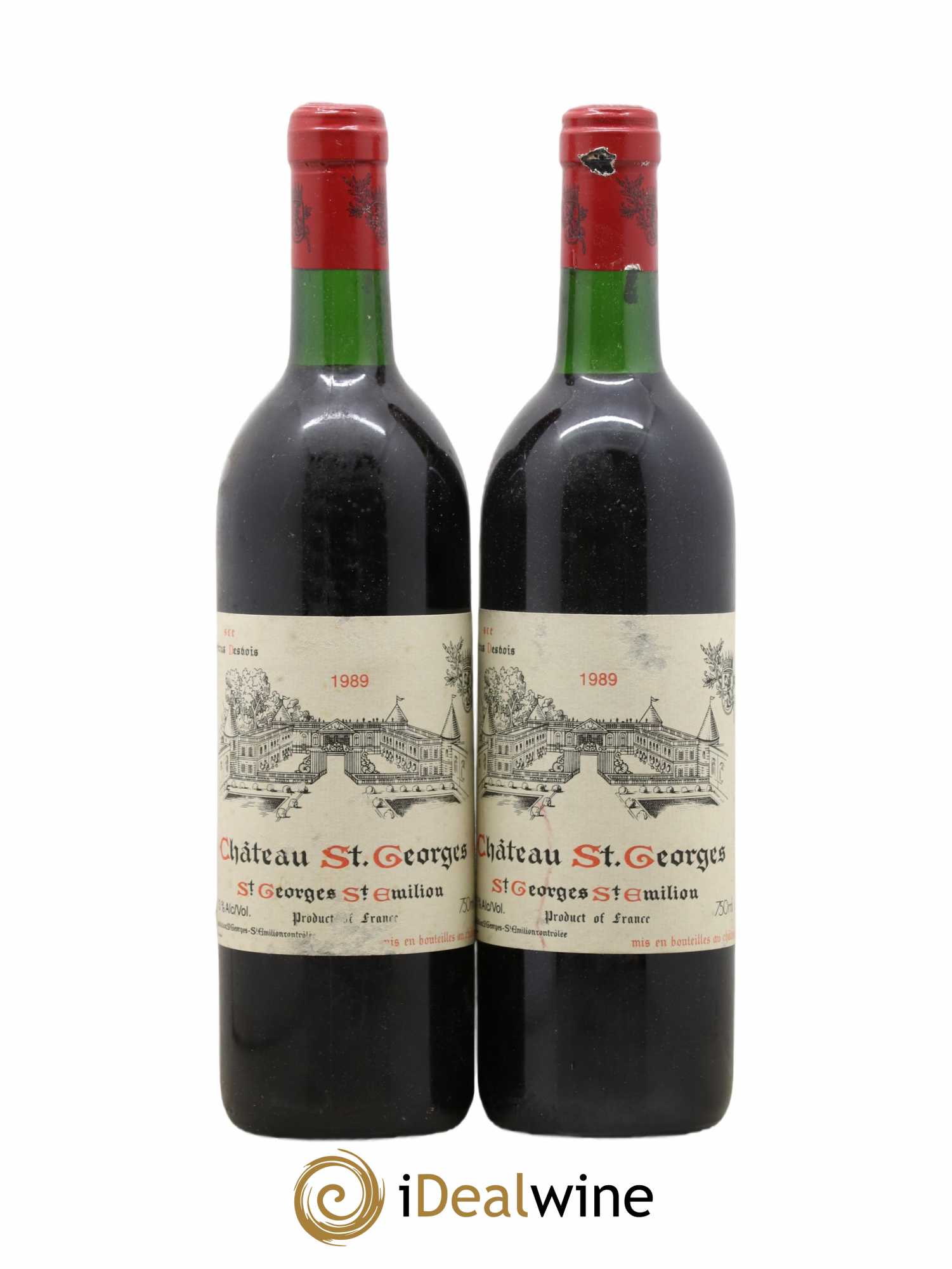 Château Saint-Georges 1989 - Lot de 2 bouteilles - 0