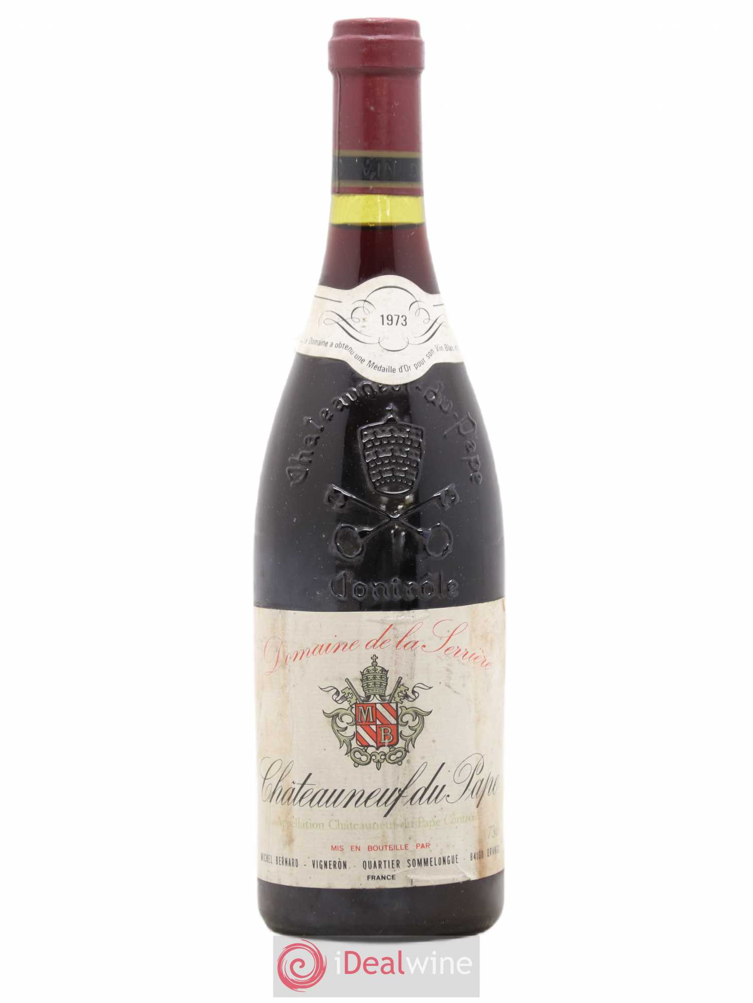 Châteauneuf-du-Pape Domaine de la Serrière 1973 - Posten von 1 Flasche - 0