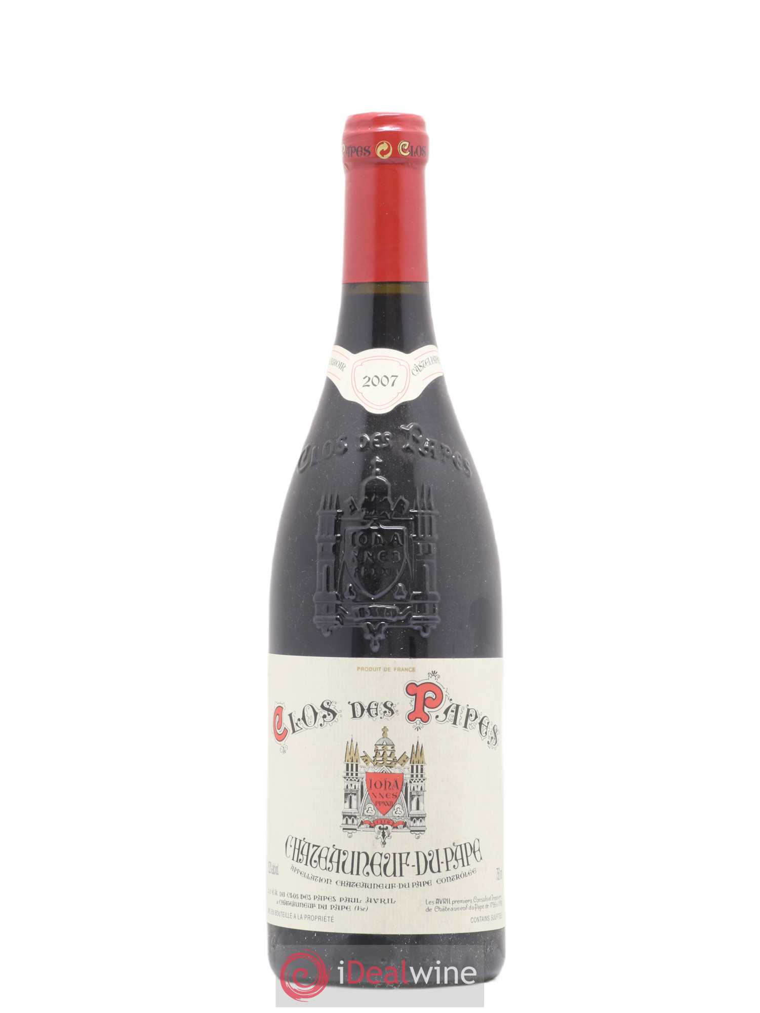 Châteauneuf-du-Pape Clos des Papes - Paul Avril 2007 - Lot de 1 bouteille - 0