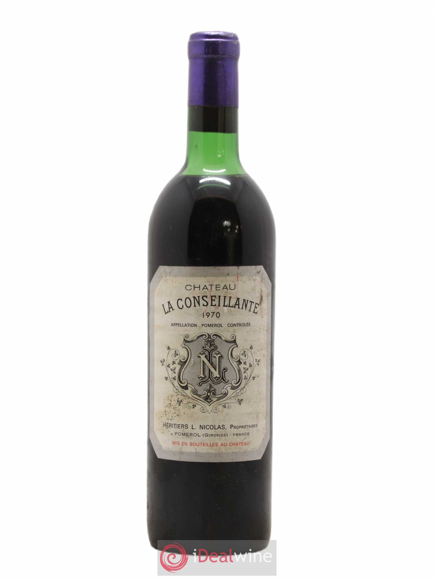 Château la Conseillante 1970 - Lot de 1 bouteille - 0