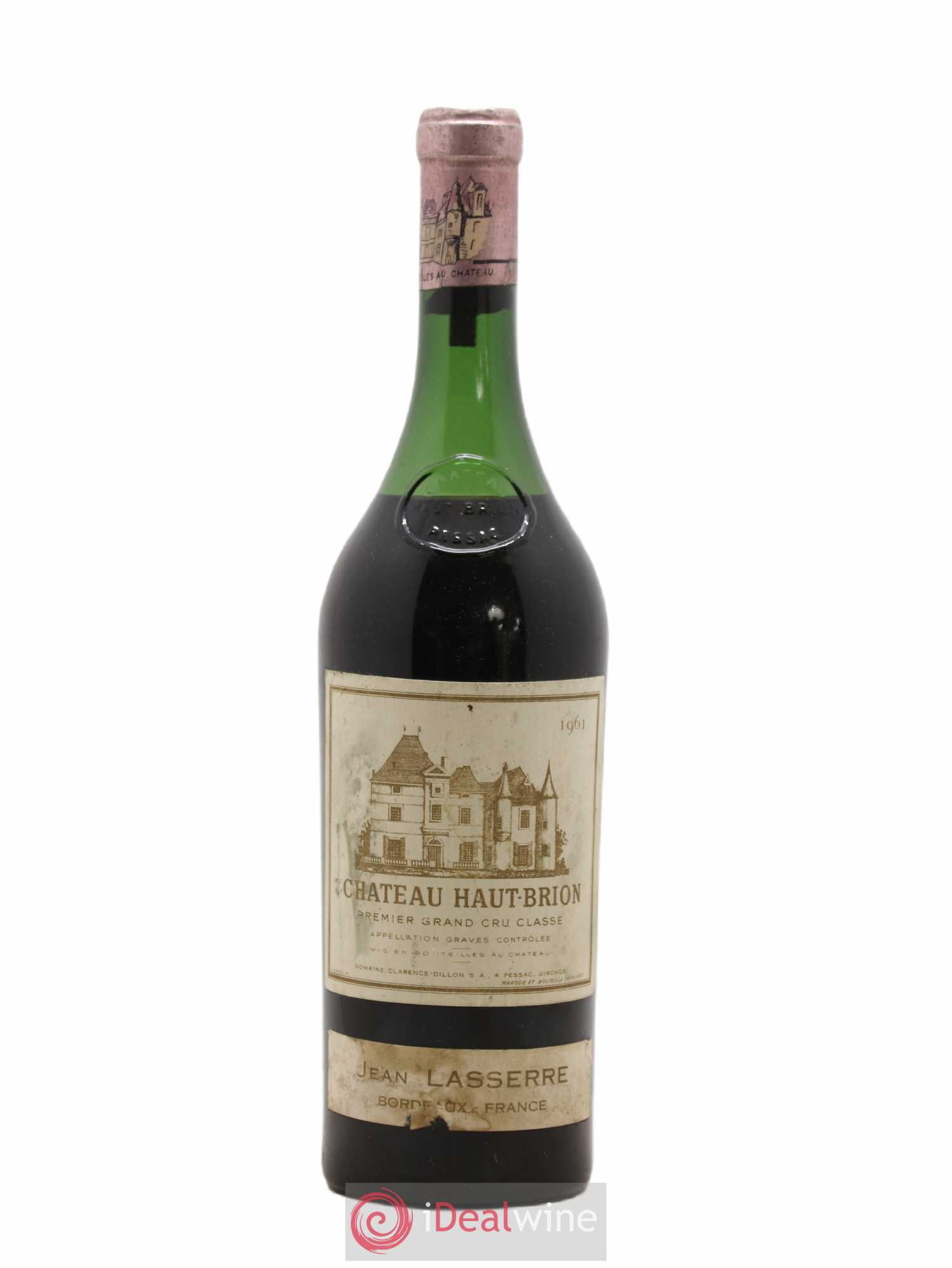 Château Haut Brion 1er Grand Cru Classé 1961 - Lot de 1 bouteille - 0