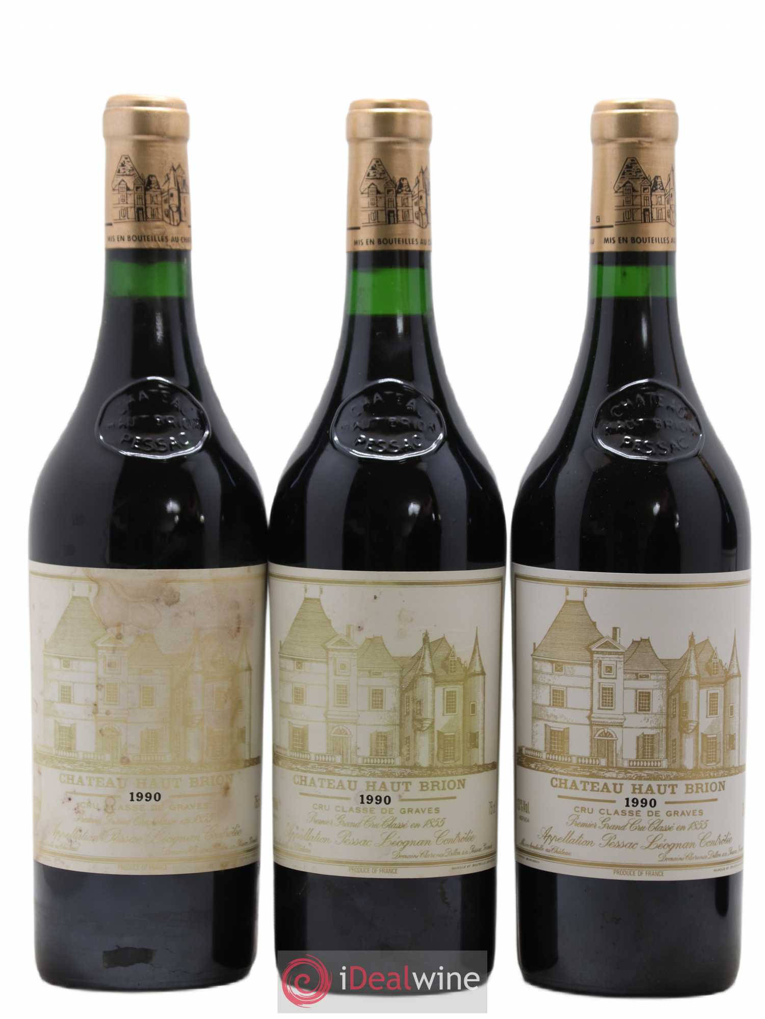 Château Haut Brion 1er Grand Cru Classé 1990 - Lot de 6 bouteilles - 2