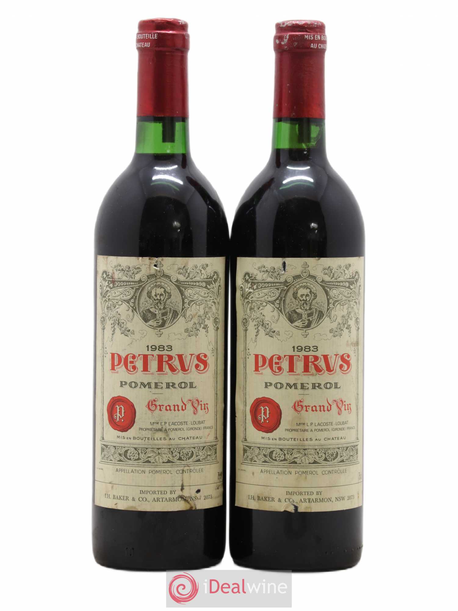 Petrus 1983 - Lot de 2 bouteilles - 0
