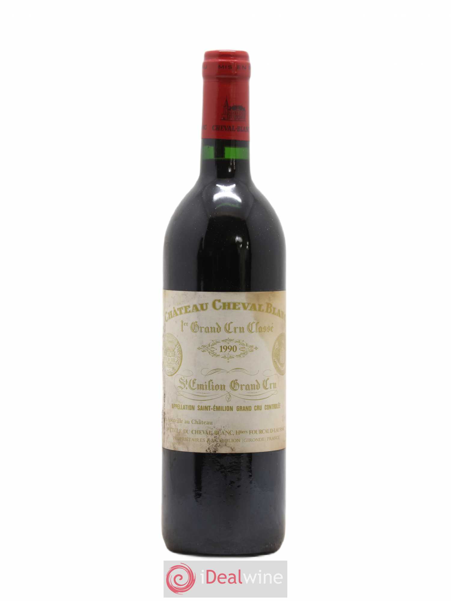 Château Cheval Blanc 1er Grand Cru Classé A 1990 - Lot de 1 bouteille - 0