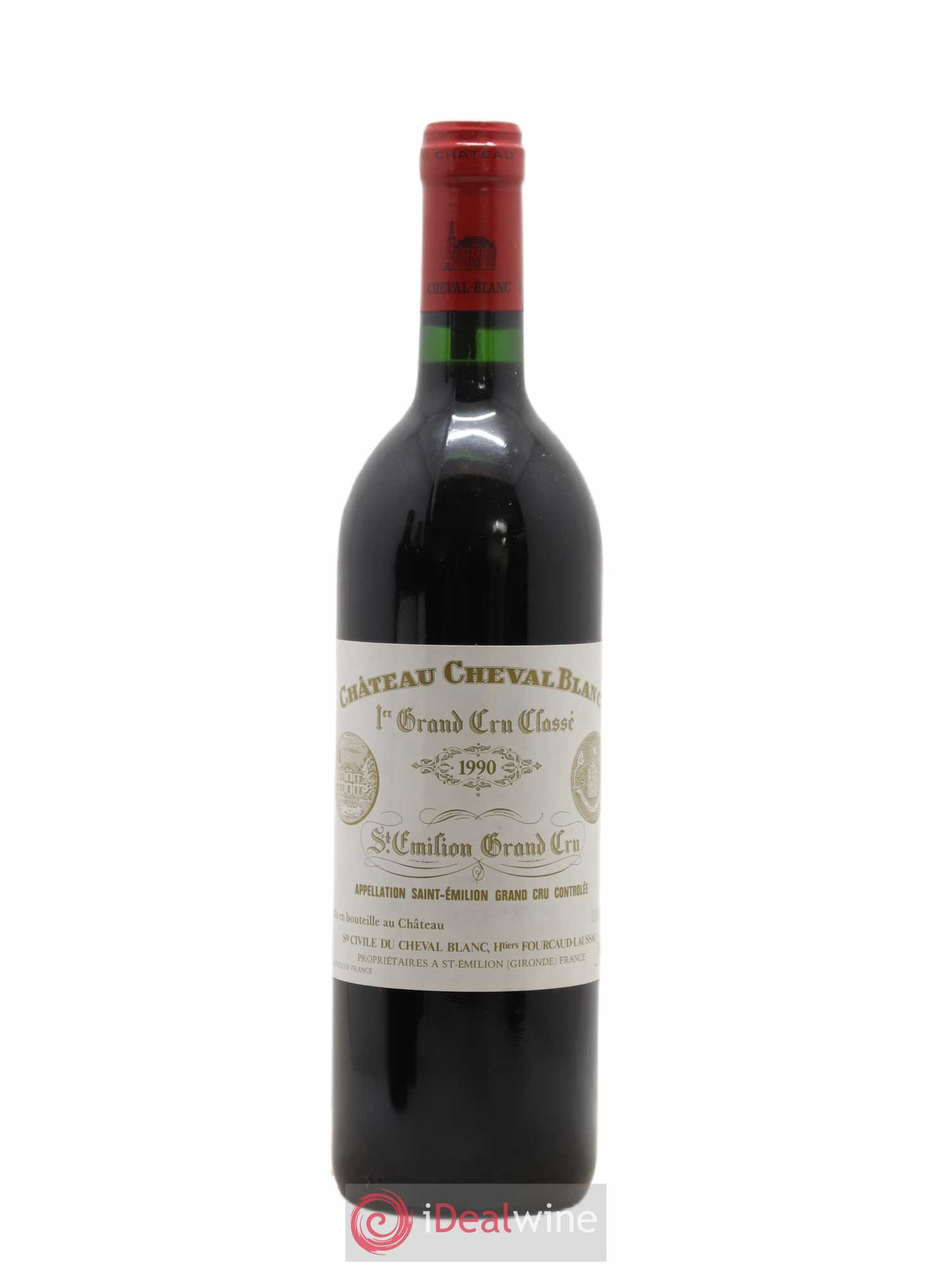 Château Cheval Blanc 1er Grand Cru Classé A 1990 - Lot de 1 bouteille - 0