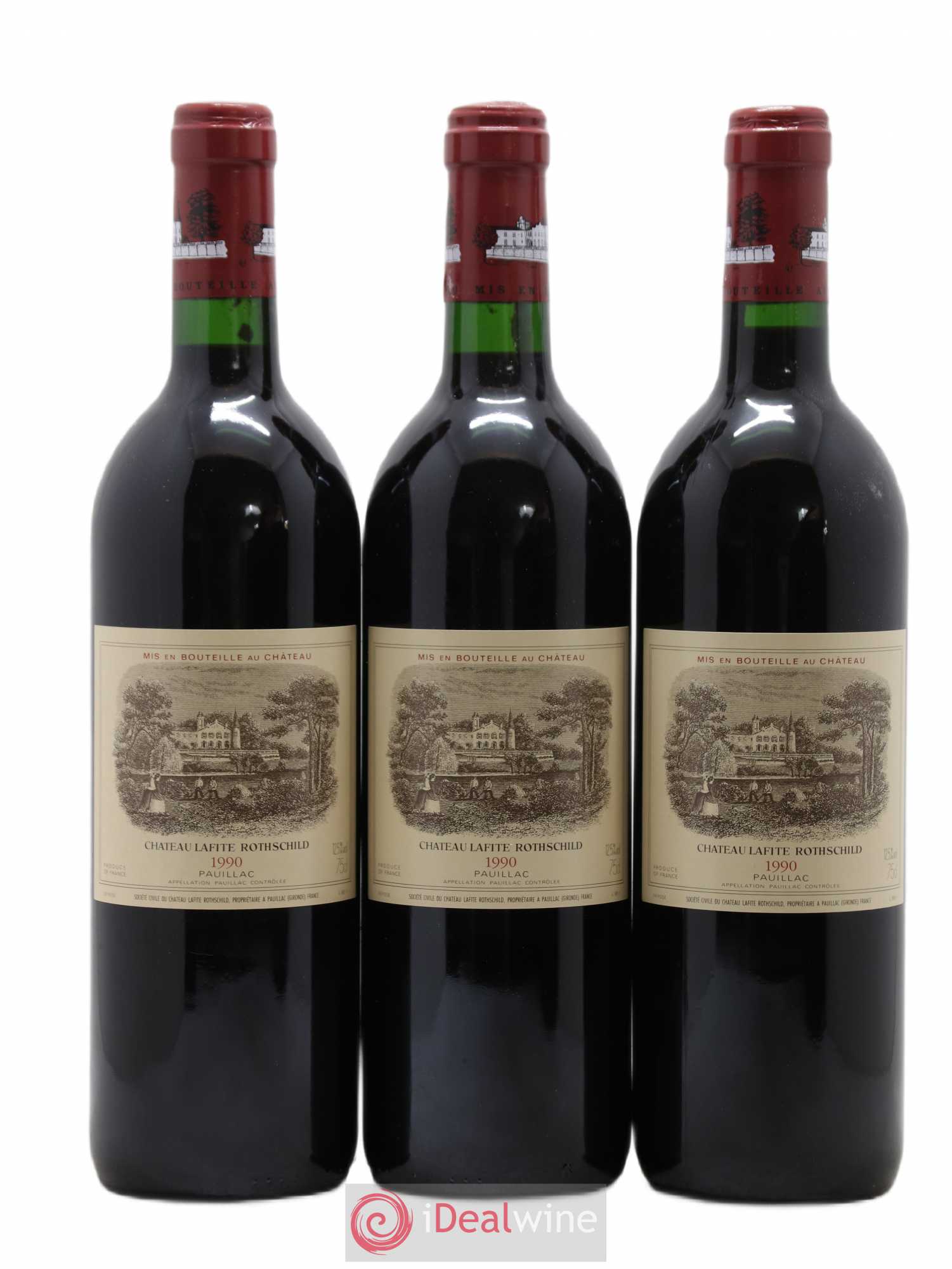 Château Lafite Rothschild 1er Grand Cru Classé 1990 - Lot de 12 bouteilles - 4