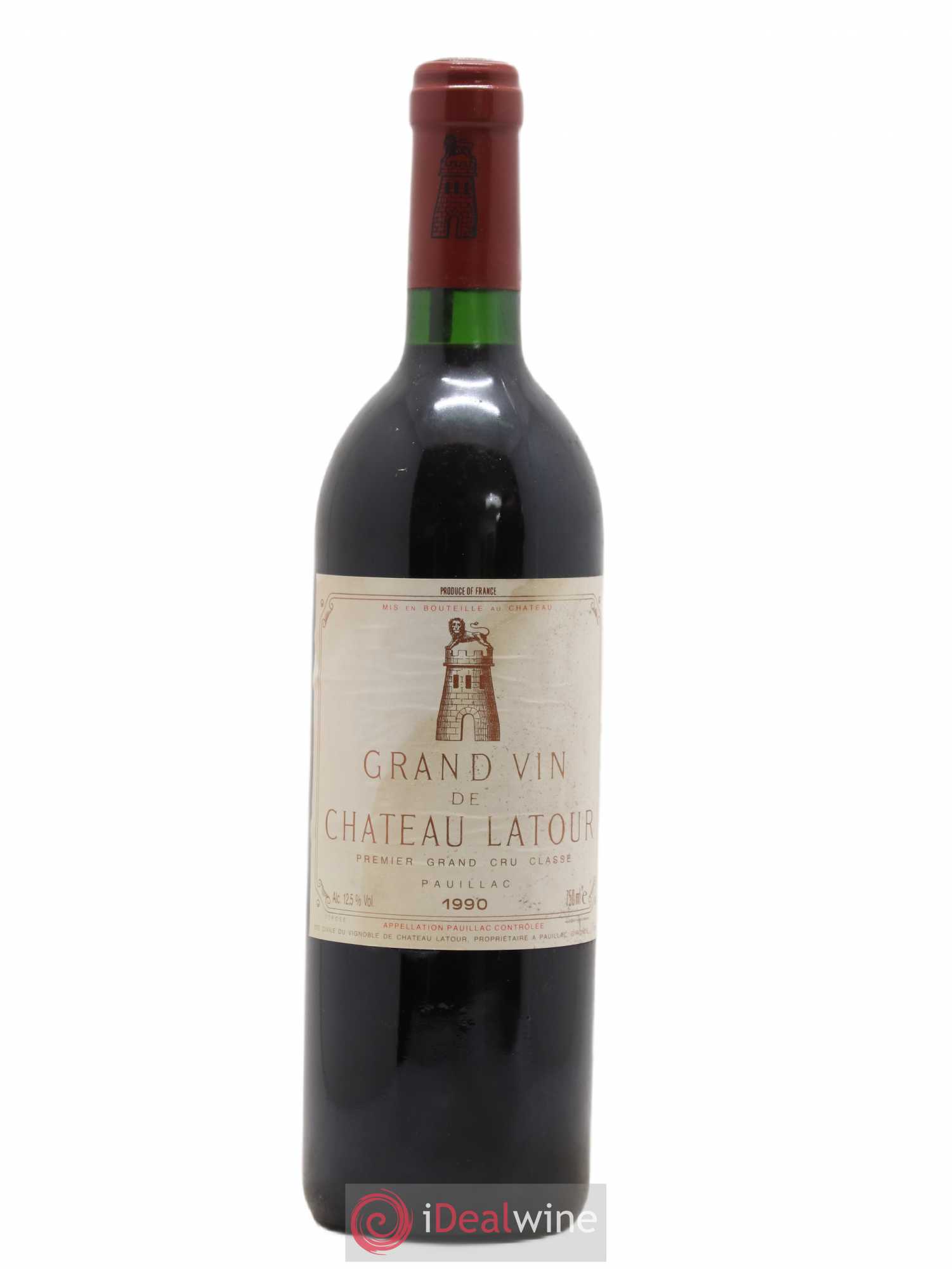 Château Latour 1er Grand Cru Classé 1990 - Lot de 1 bouteille - 0