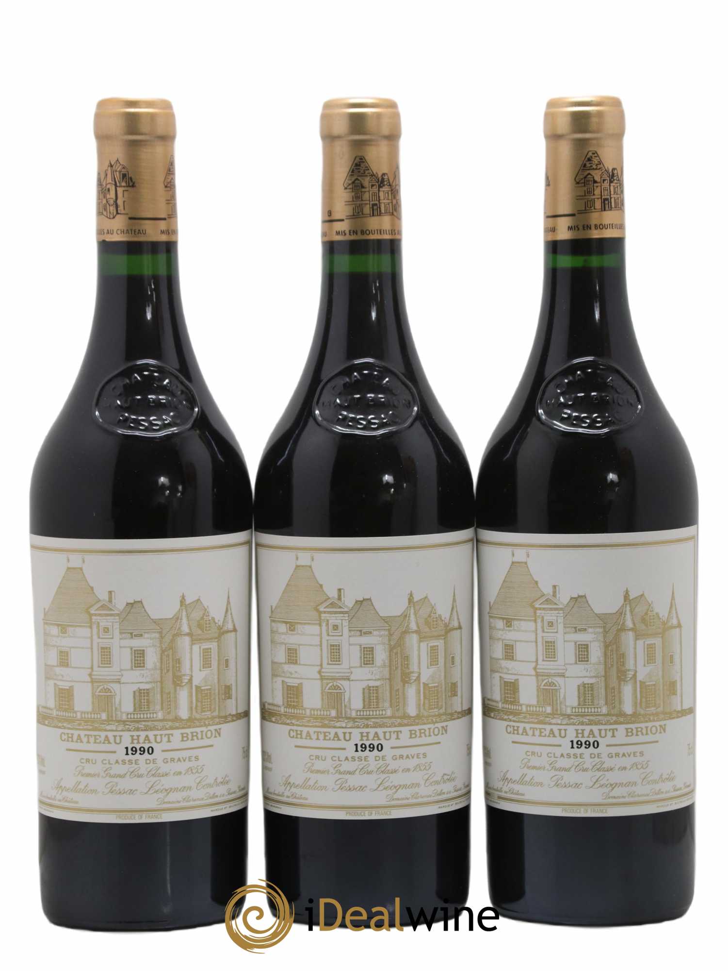 Château Haut Brion 1er Grand Cru Classé 1990 - Lot de 12 bouteilles - 3