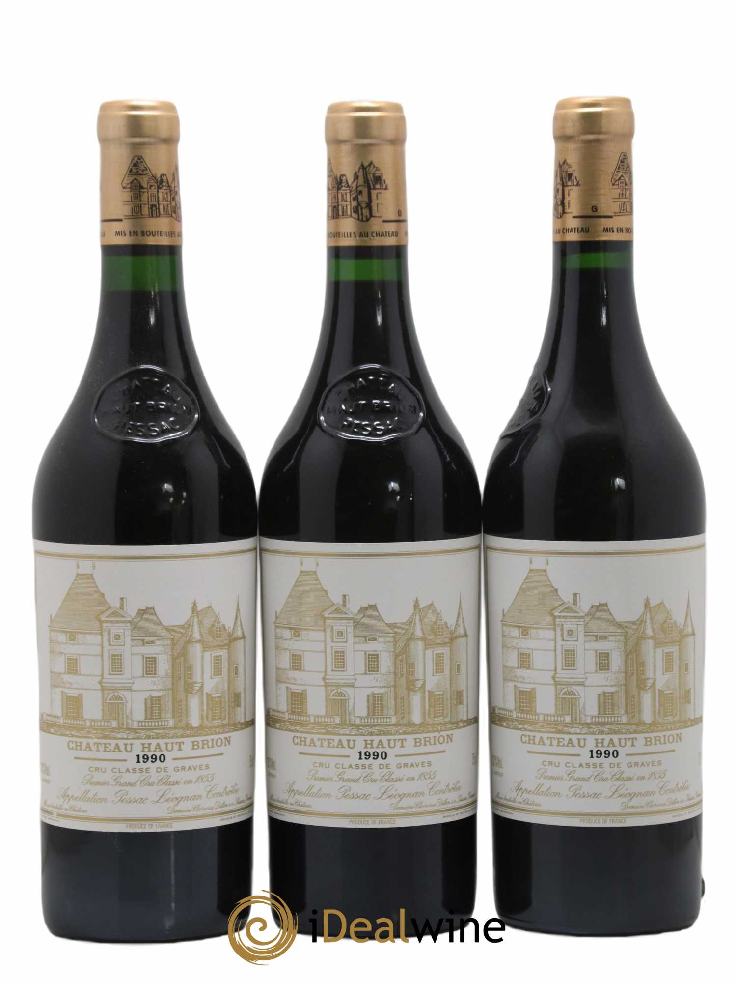Château Haut Brion 1er Grand Cru Classé 1990 - Lot de 12 bouteilles - 4