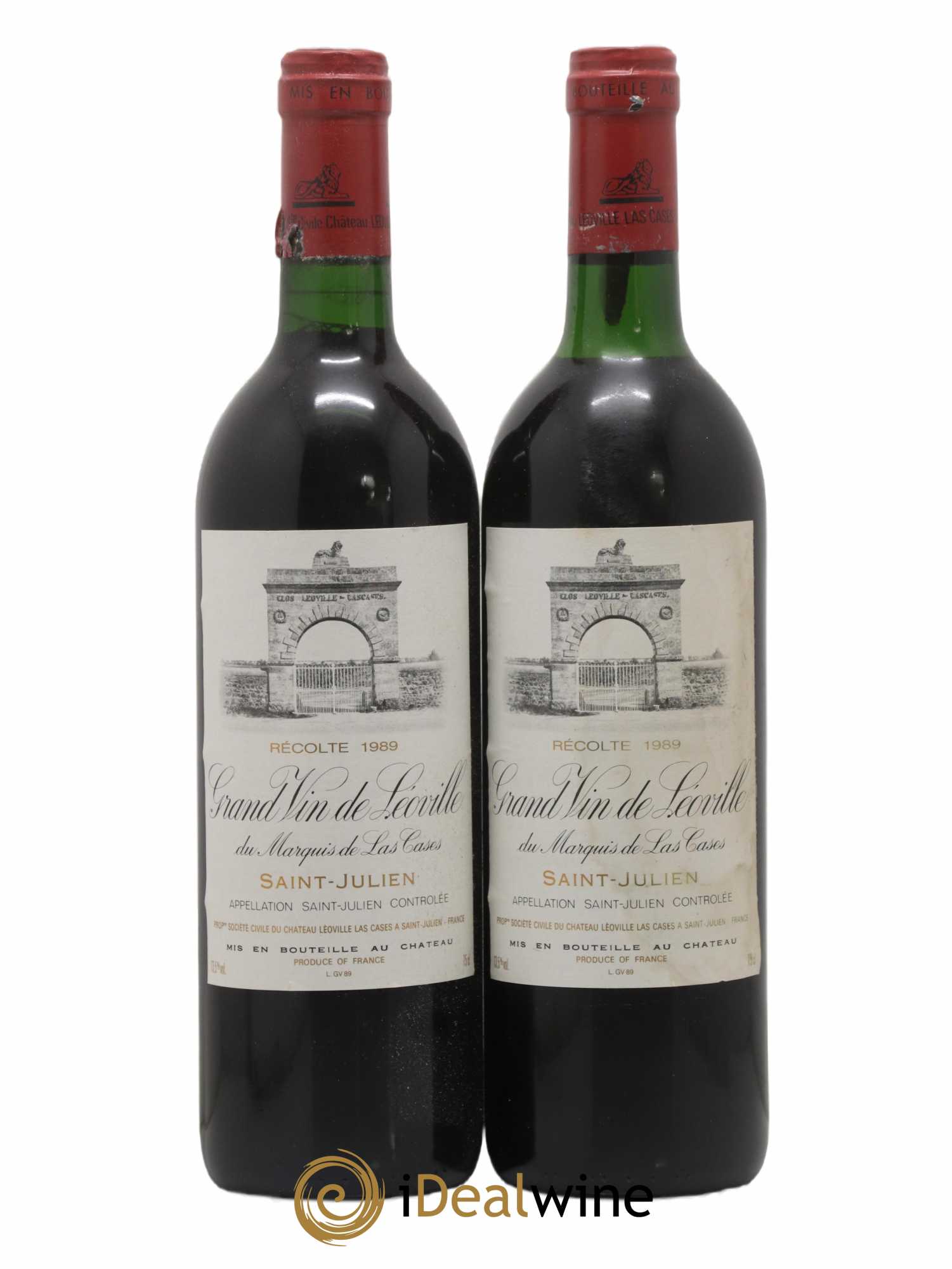 Château Léoville Las Cases 2ème Grand Cru Classé 1989 - Lot de 2 bouteilles - 0