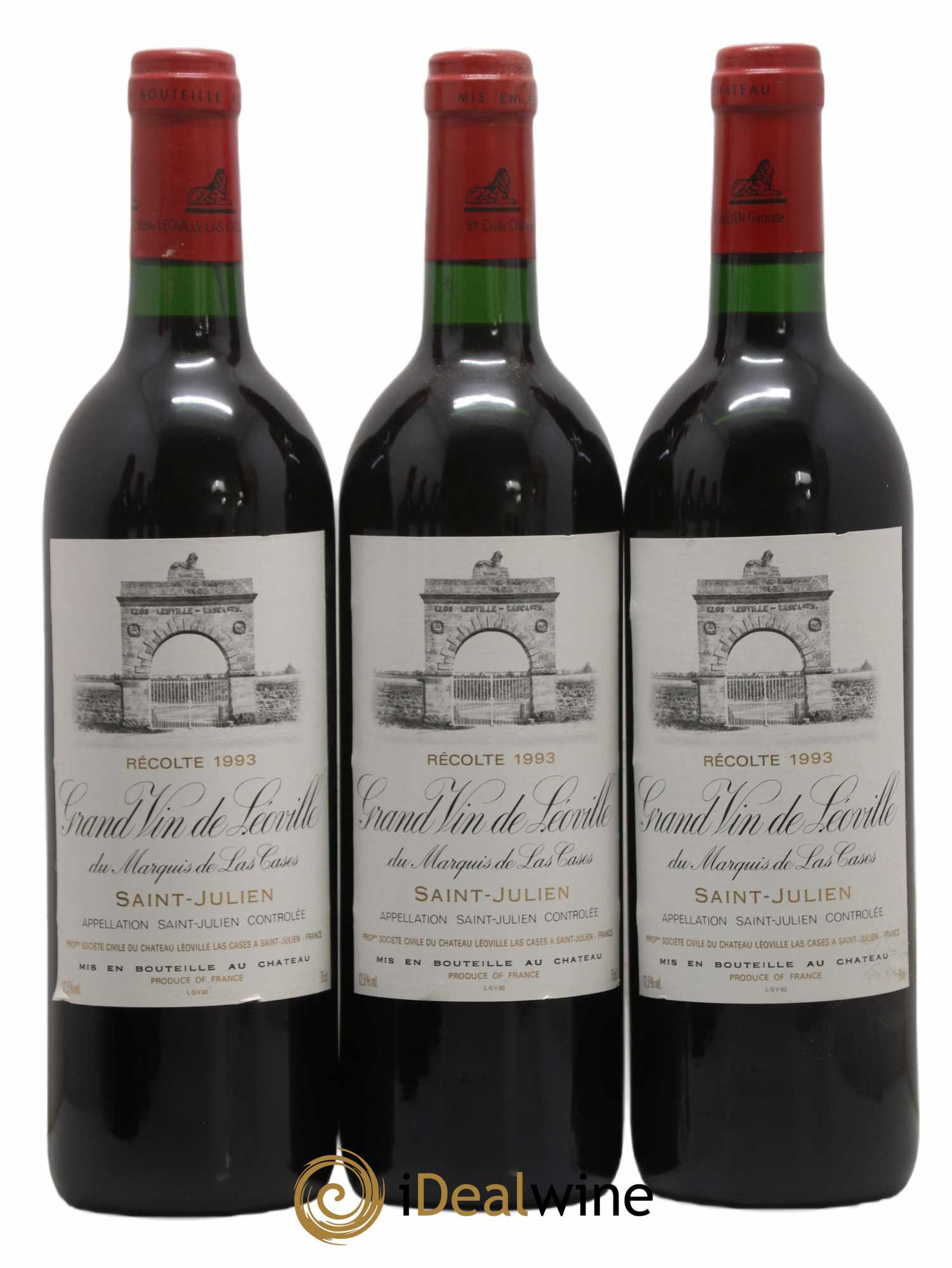 Château Léoville Las Cases 2ème Grand Cru Classé 1993 - Lot de 12 bouteilles - 2