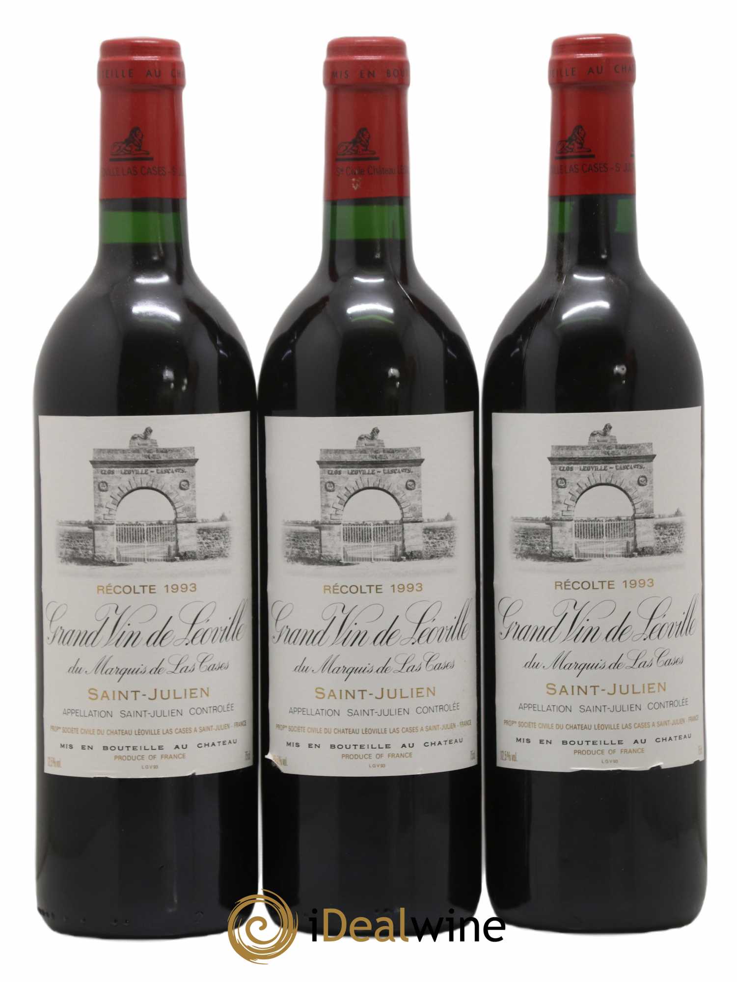 Château Léoville Las Cases 2ème Grand Cru Classé 1993 - Lot de 12 bouteilles - 3