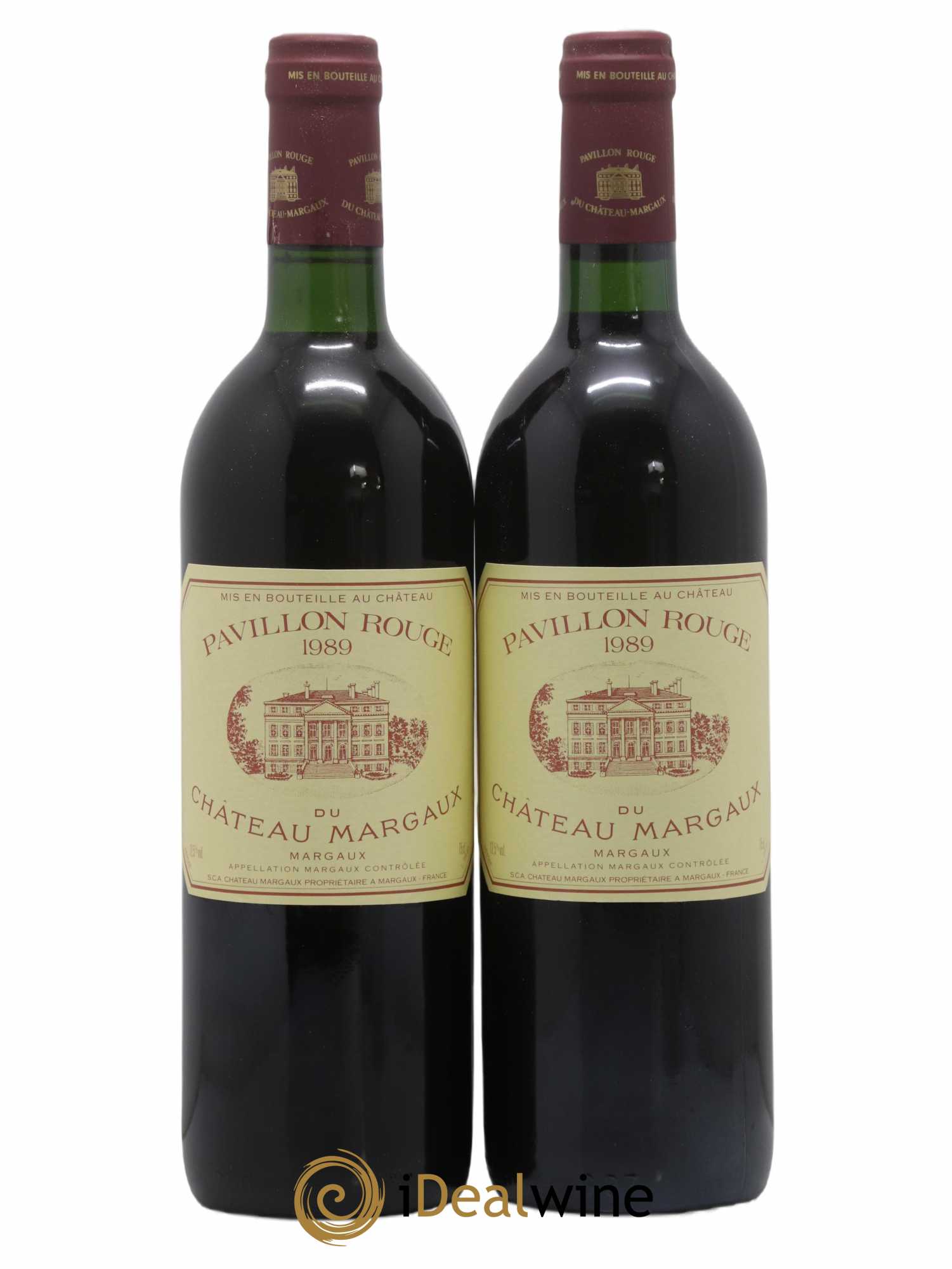 Pavillon Rouge du Château Margaux Second Vin 1989 - Lot de 2 bouteilles - 0