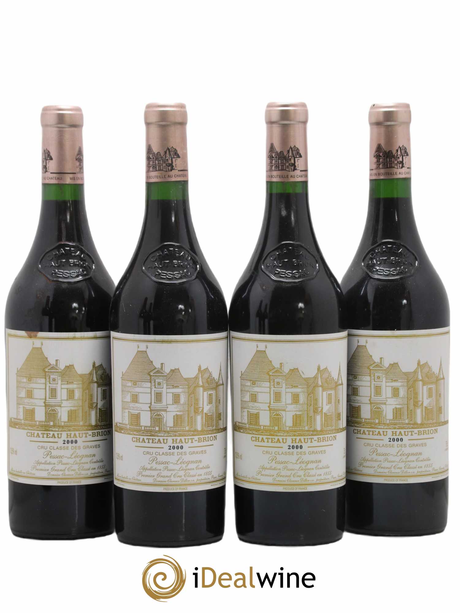 Caisse Carré d'As 4 Petrus - 4 Latour - 4 Margaux - 4 Haut-Brion 2000 - Lot de 1 bouteille - 4