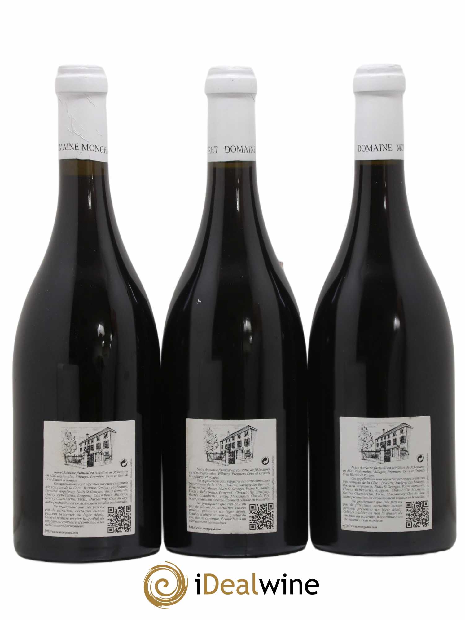 Echezeaux Grand Cru Vieille vigne Mongeard-Mugneret (Domaine) 2011 - Lot of 3 bottles - 1