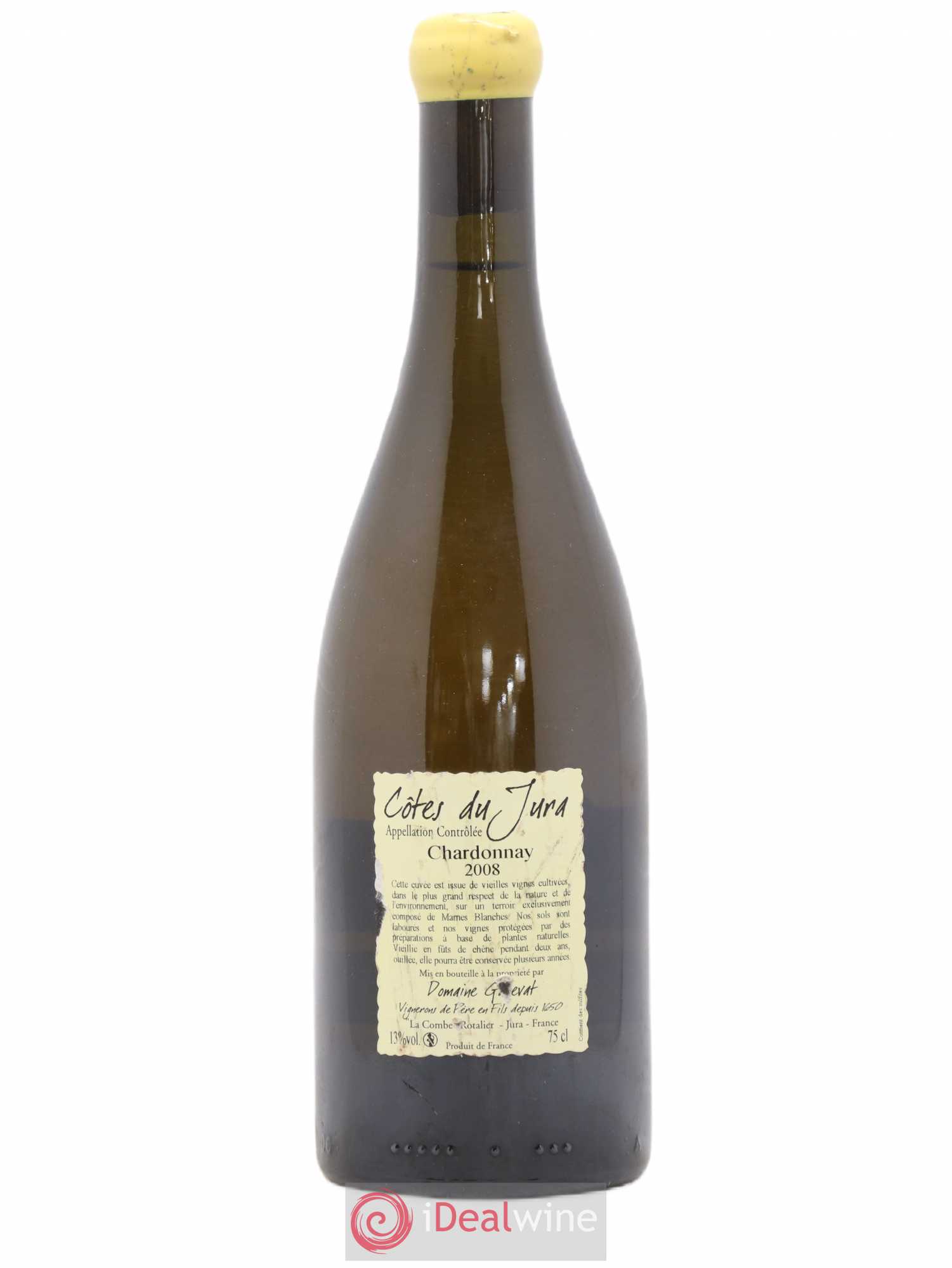 Côtes du Jura Les Grands Teppes Vieilles Vignes Jean-François Ganevat (Domaine) 2008 - Lot de 1 bouteille - 1
