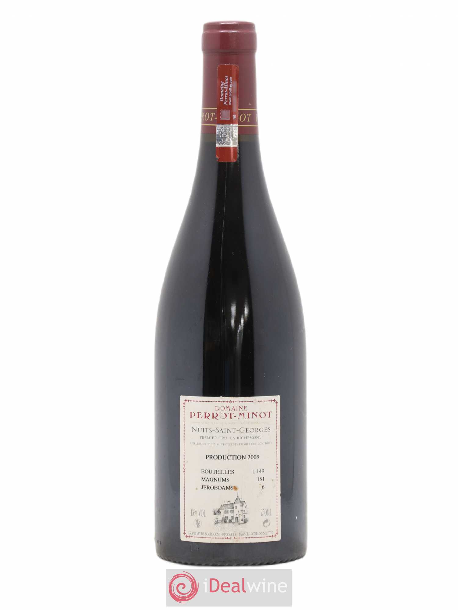 Nuits-Saint-Georges 1er Cru La Richemone Cuvée Ultra Vieilles Vignes Perrot-Minot 2009 - Lot de 1 bouteille - 1