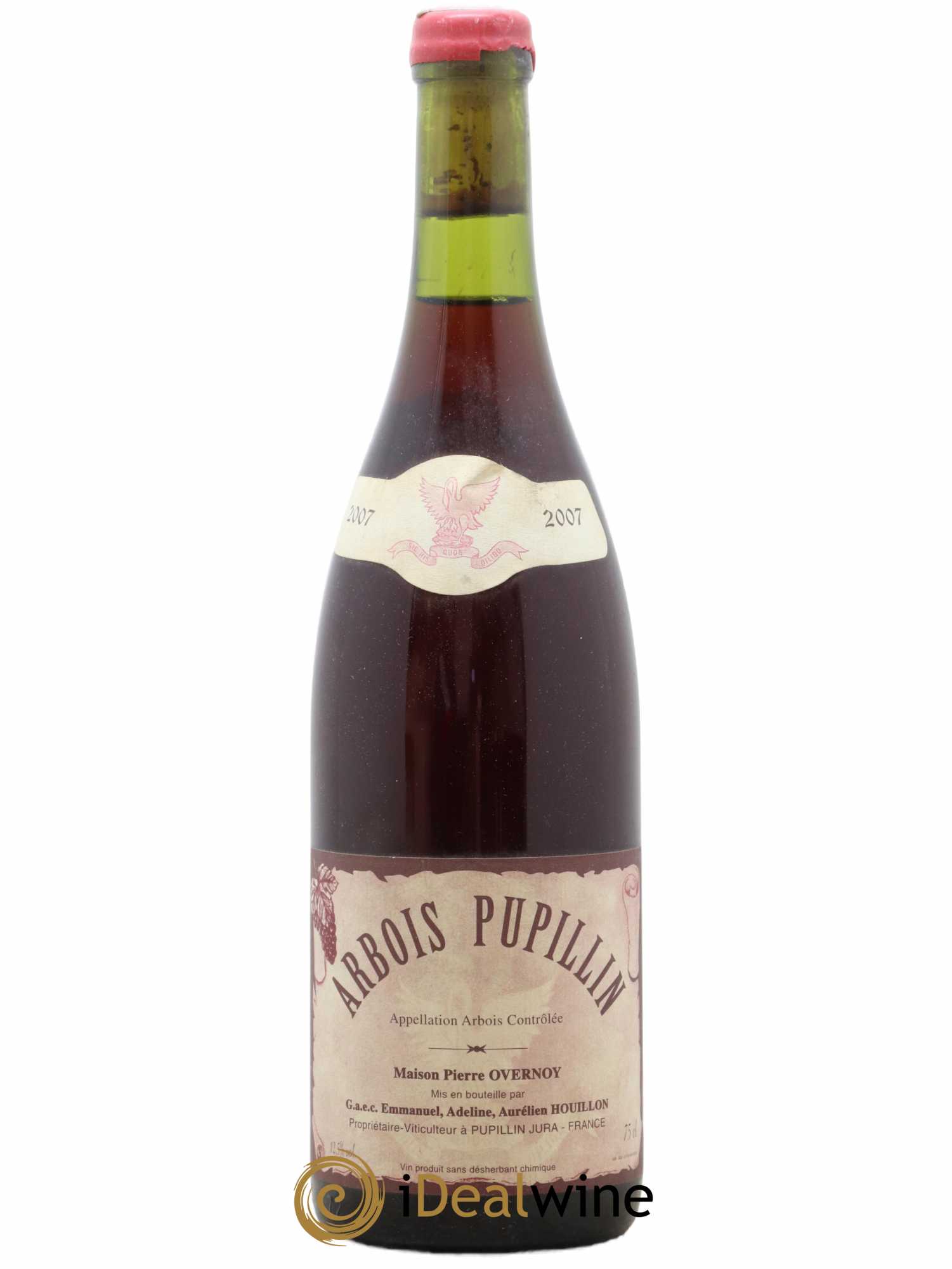 Arbois-Pupillin Poulsard (cire rouge) Overnoy-Houillon (Domaine) 2007 - Lot de 1 bouteille - 0