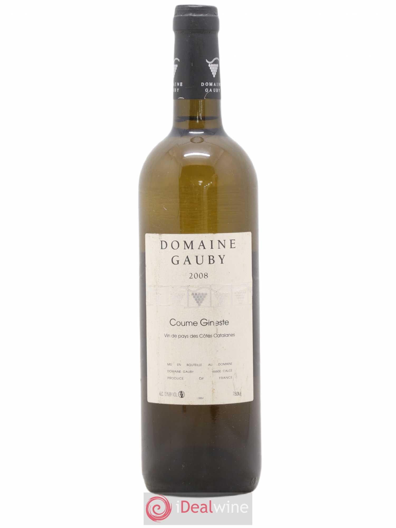Côtes Catalanes Coume Gineste Gauby (Domaine) 2008 - Lot de 1 bouteille - 0