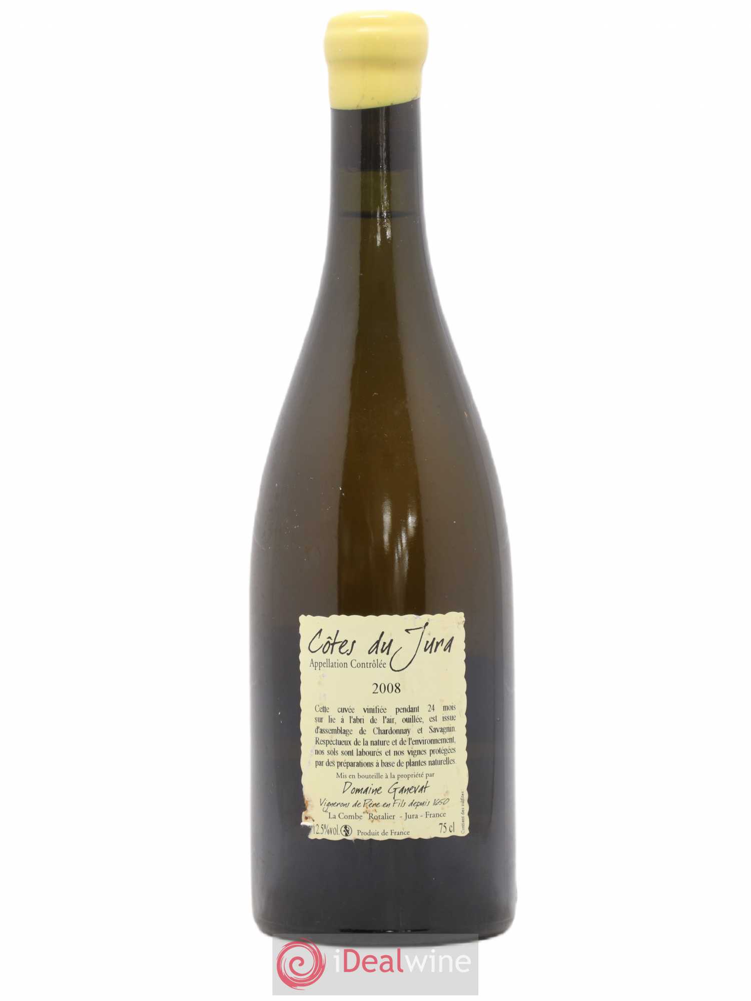 Côtes du Jura Cuvée Orégane Jean-François Ganevat (Domaine) 2008 - Lot de 1 bouteille - 1