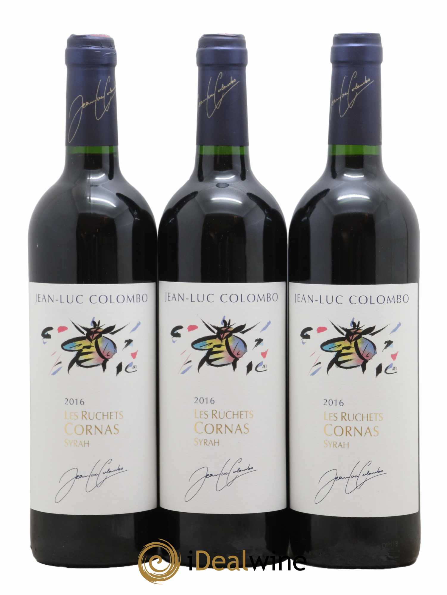 Cornas les Ruchets Jean-Luc Colombo 2016 - Lot de 3 bouteilles - 0