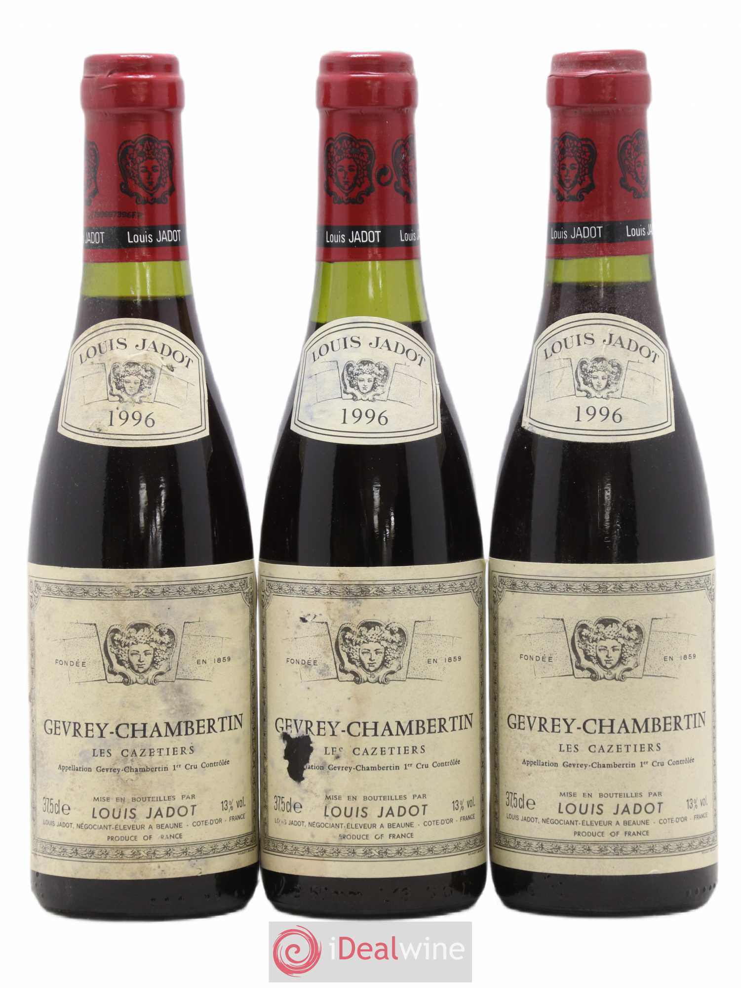 Gevrey-Chambertin 1er Cru Les Cazetiers Domaine Louis Jadot 1996 - Lot de 12 demi bouteilles - 4