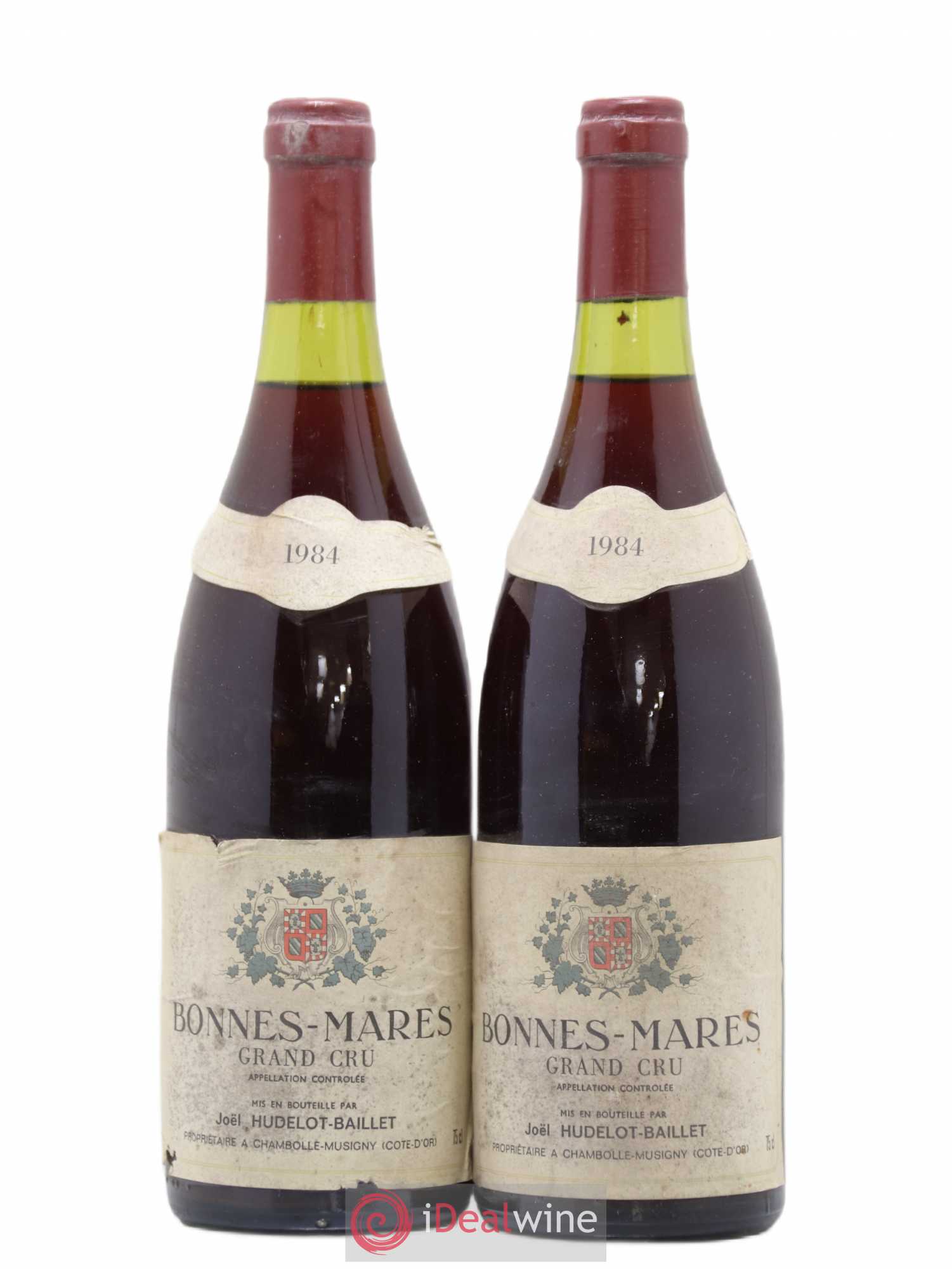 Bonnes-Mares Grand Cru Joël Hudelot Baillet 1984 - Lot de 2 bouteilles - 0