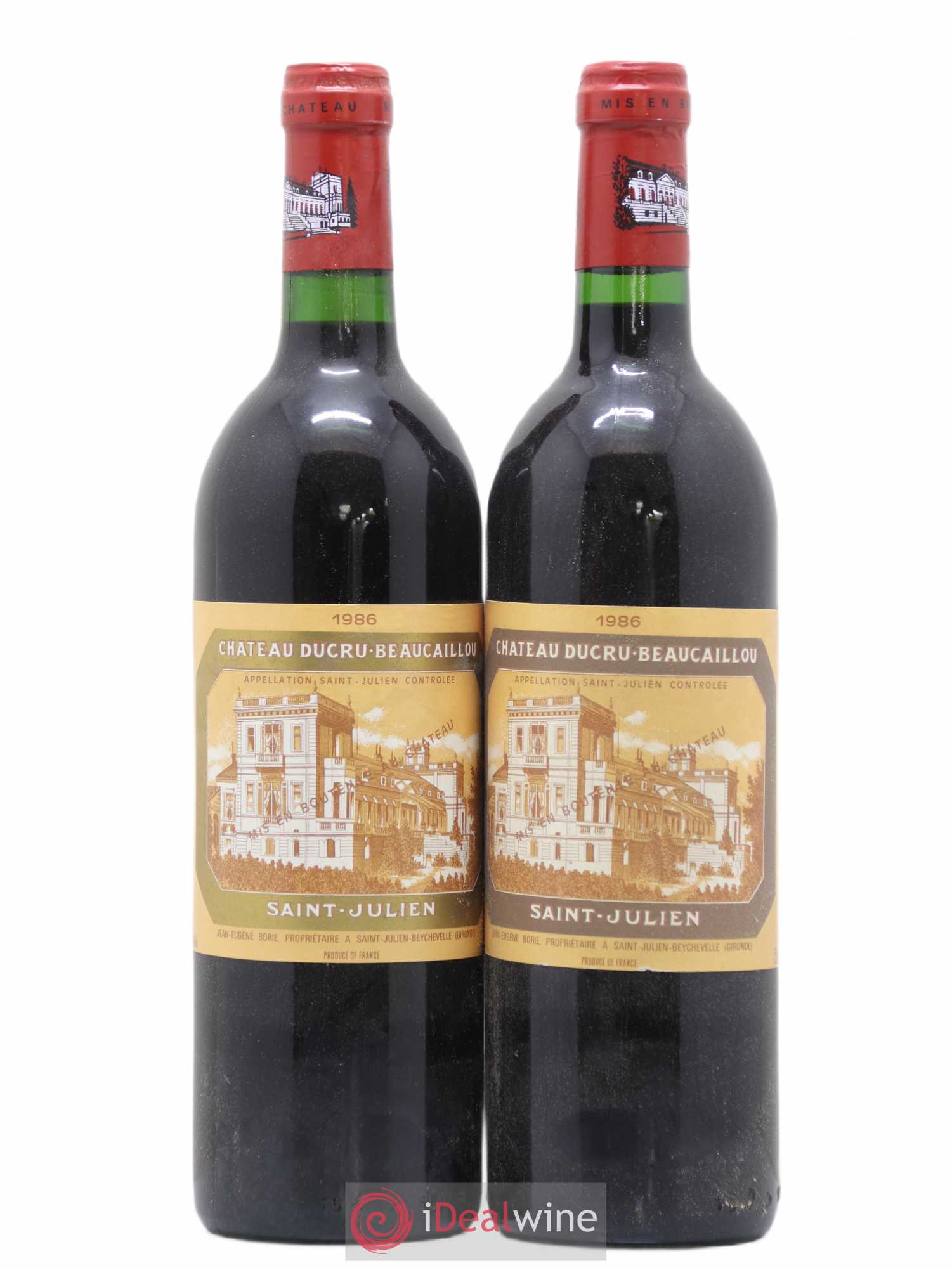 Château Ducru Beaucaillou 2ème Grand Cru Classé 1986 - Lot de 2 bouteilles - 0