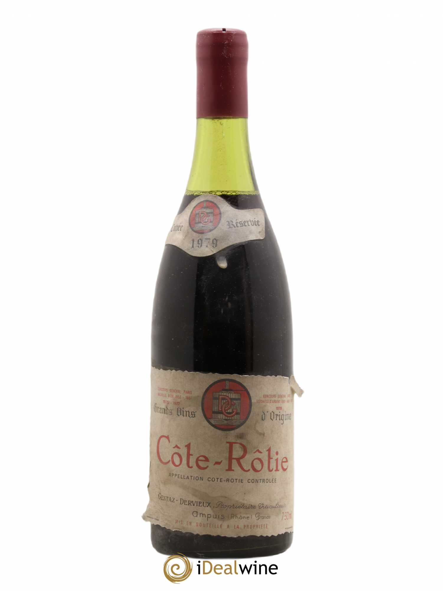 Côte-Rôtie Marius Gentaz-Dervieux Cote Brune 1979 - Lot de 1 bouteille - 0