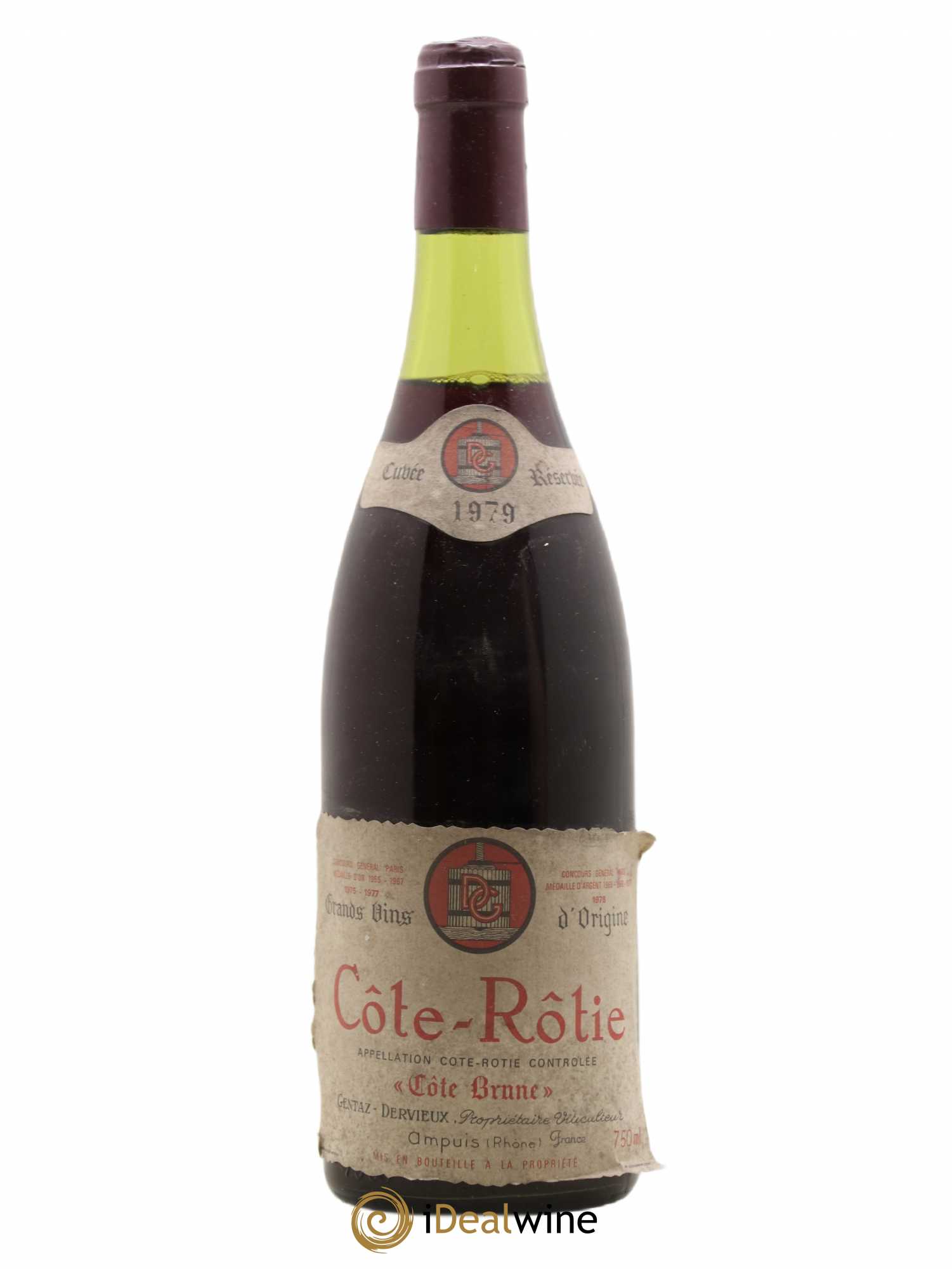 Côte-Rôtie Côte Brune Marius Gentaz-Dervieux 1979 - Lot de 1 bouteille - 0