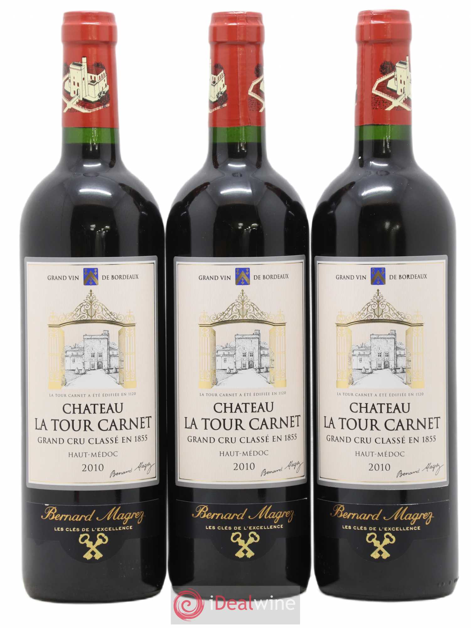 Château la Tour Carnet 4ème Grand Cru Classé 2010 - Lot de 12 bouteilles - 3