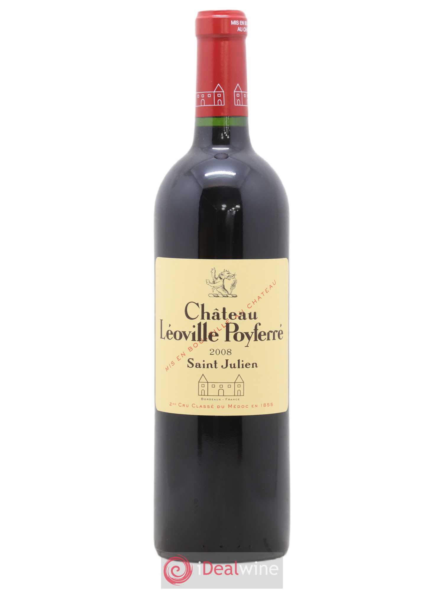 Château Léoville Poyferré 2ème Grand Cru Classé 2008 - Lot de 1 bouteille - 0