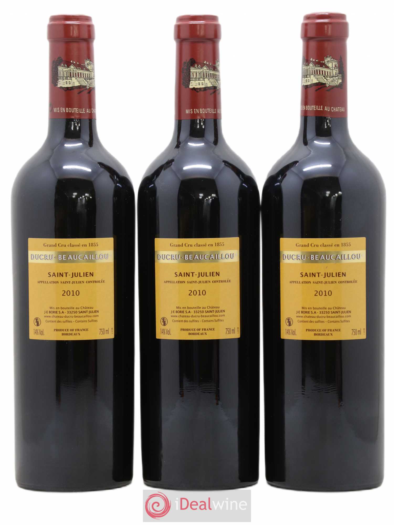 Château Ducru Beaucaillou 2ème Grand Cru Classé 2010 - Lot de 12 bouteilles - 4