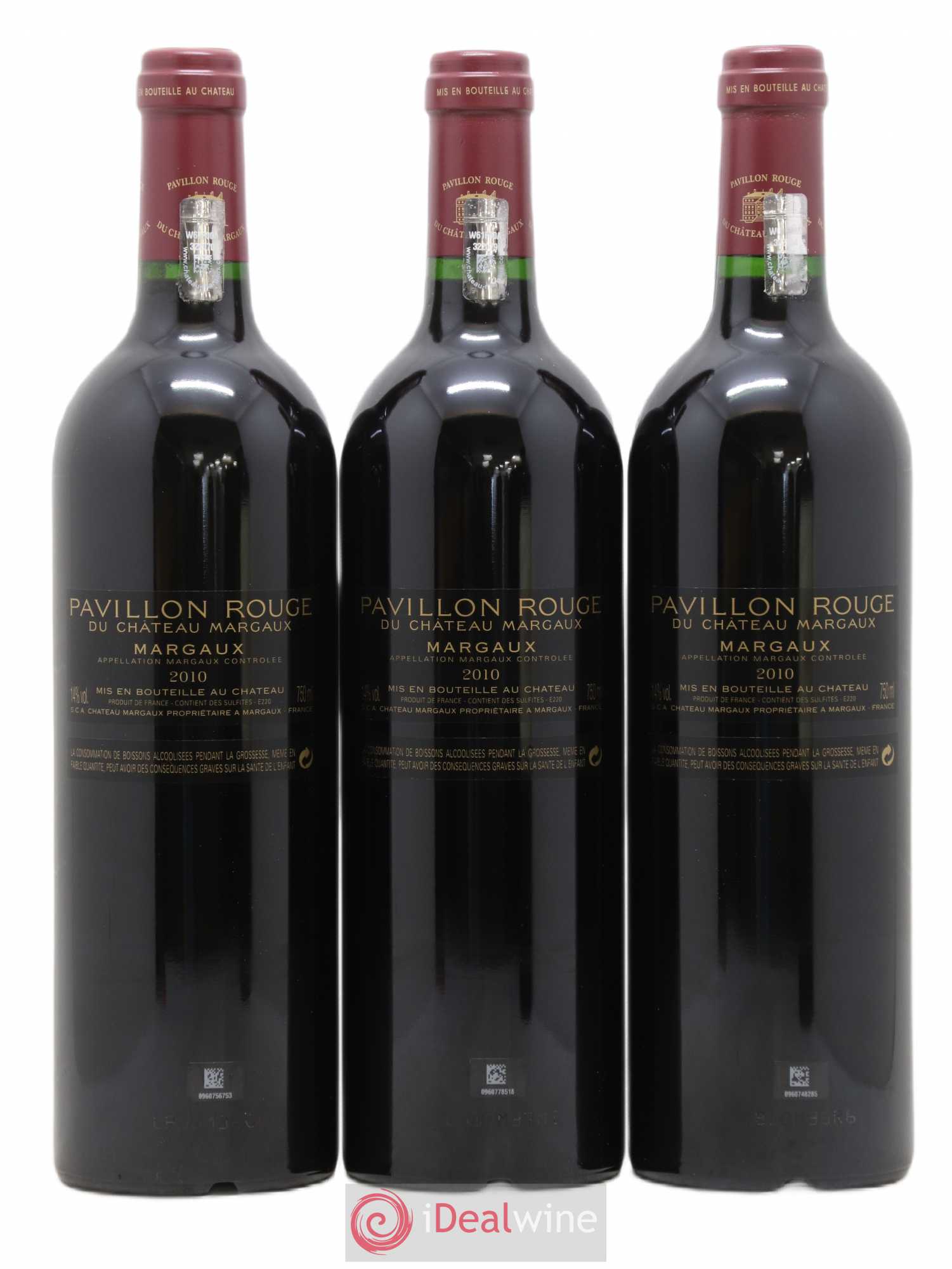 Pavillon Rouge du Château Margaux Second Vin 2010 - Lot de 12 bouteilles - 8