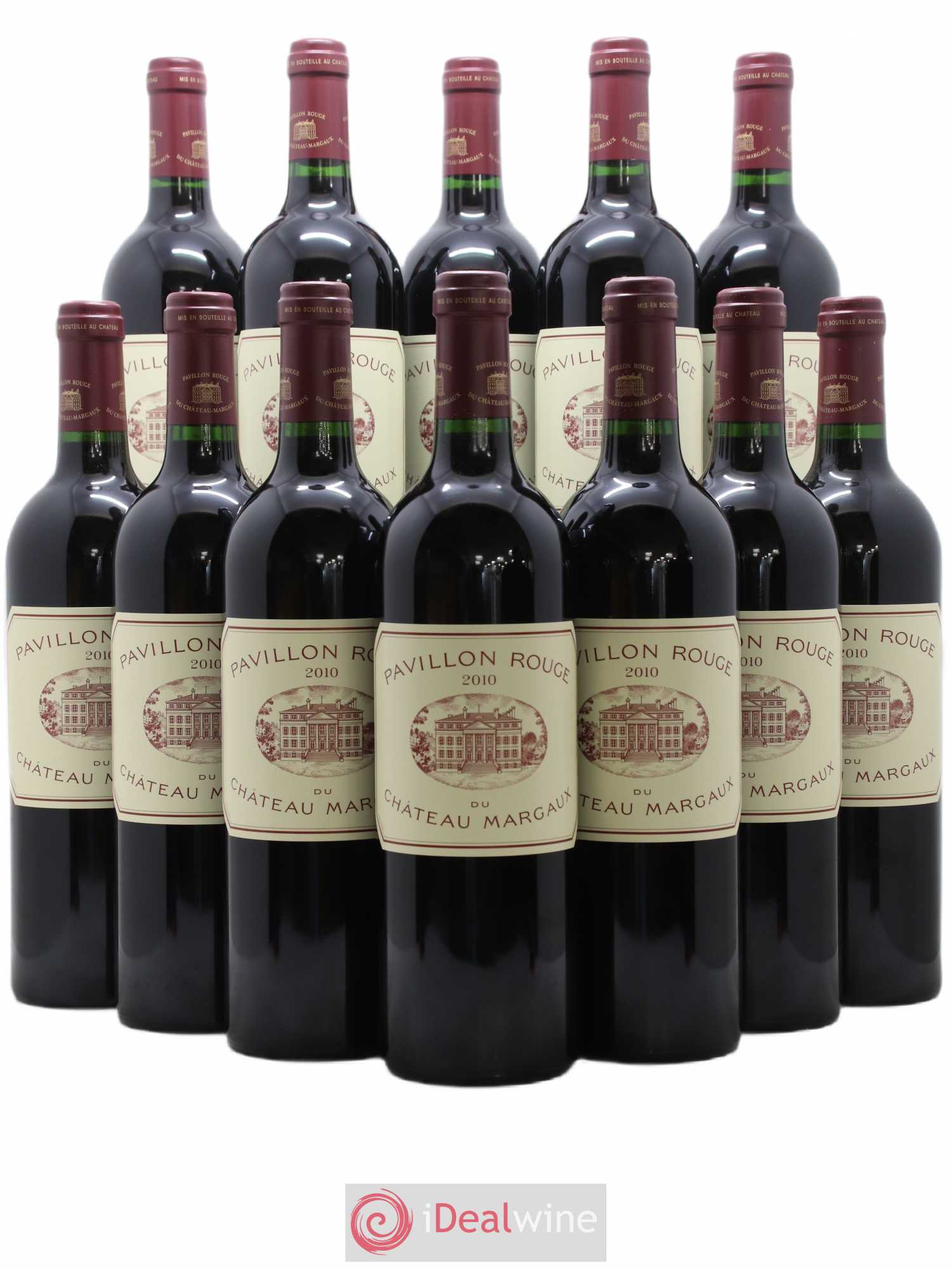 Pavillon Rouge du Château Margaux Second Vin 2010 - Lot de 12 bouteilles - 0
