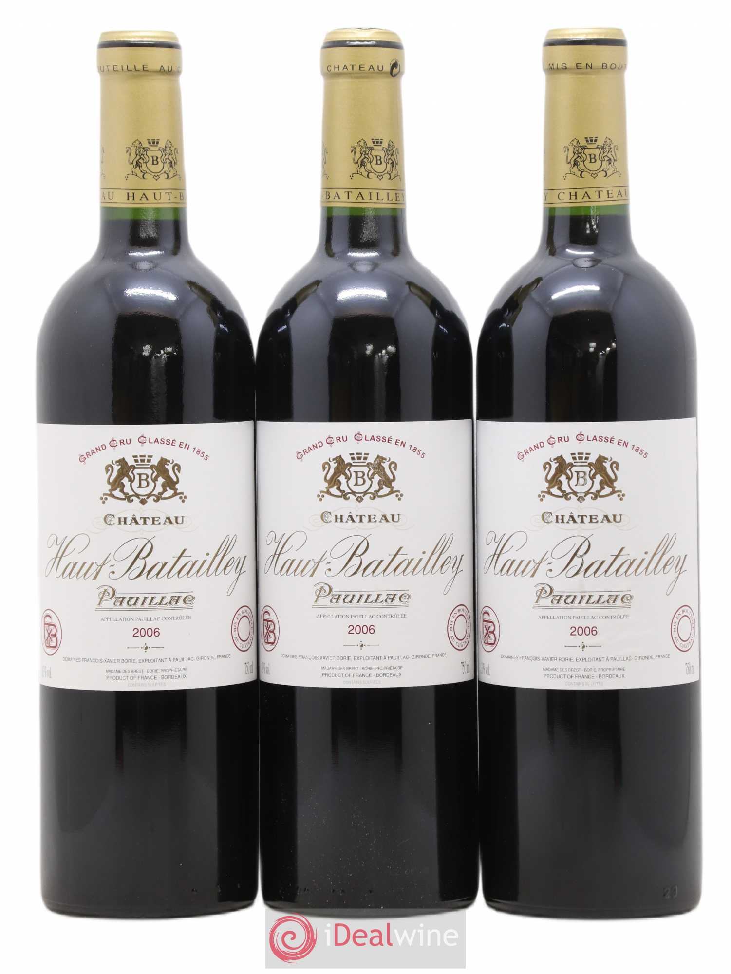 Château Haut Batailley 5ème Grand Cru Classé 2006 - Lot de 12 bouteilles - 2