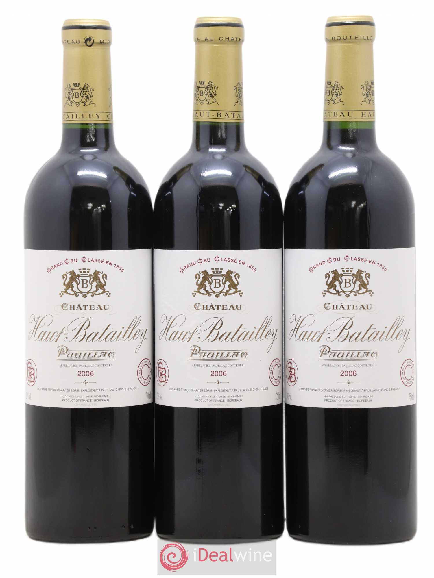 Château Haut Batailley 5ème Grand Cru Classé 2006 - Lot de 12 bouteilles - 3